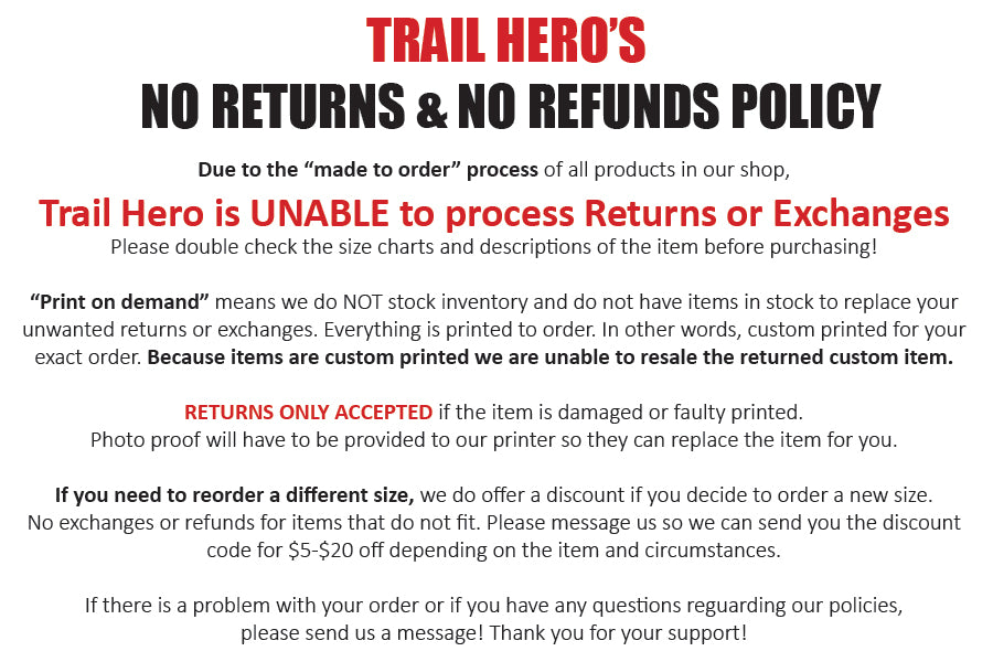 Trail Hero - Next Level Style - Military Green T-Shirt Mtn Horiz Logo / Flag Back (WAS $30 - SAVE $10)