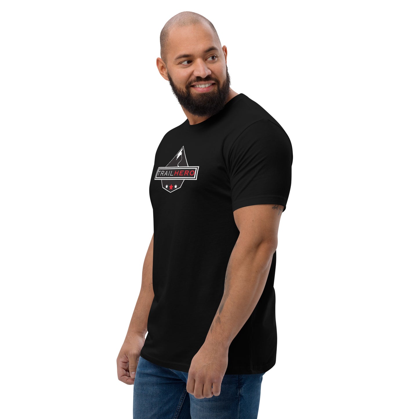 Trail Hero - Unisex - Full Color Flag - Pre-Shrunk 100% Cotton Next Level T-Shirt - 4 Colors