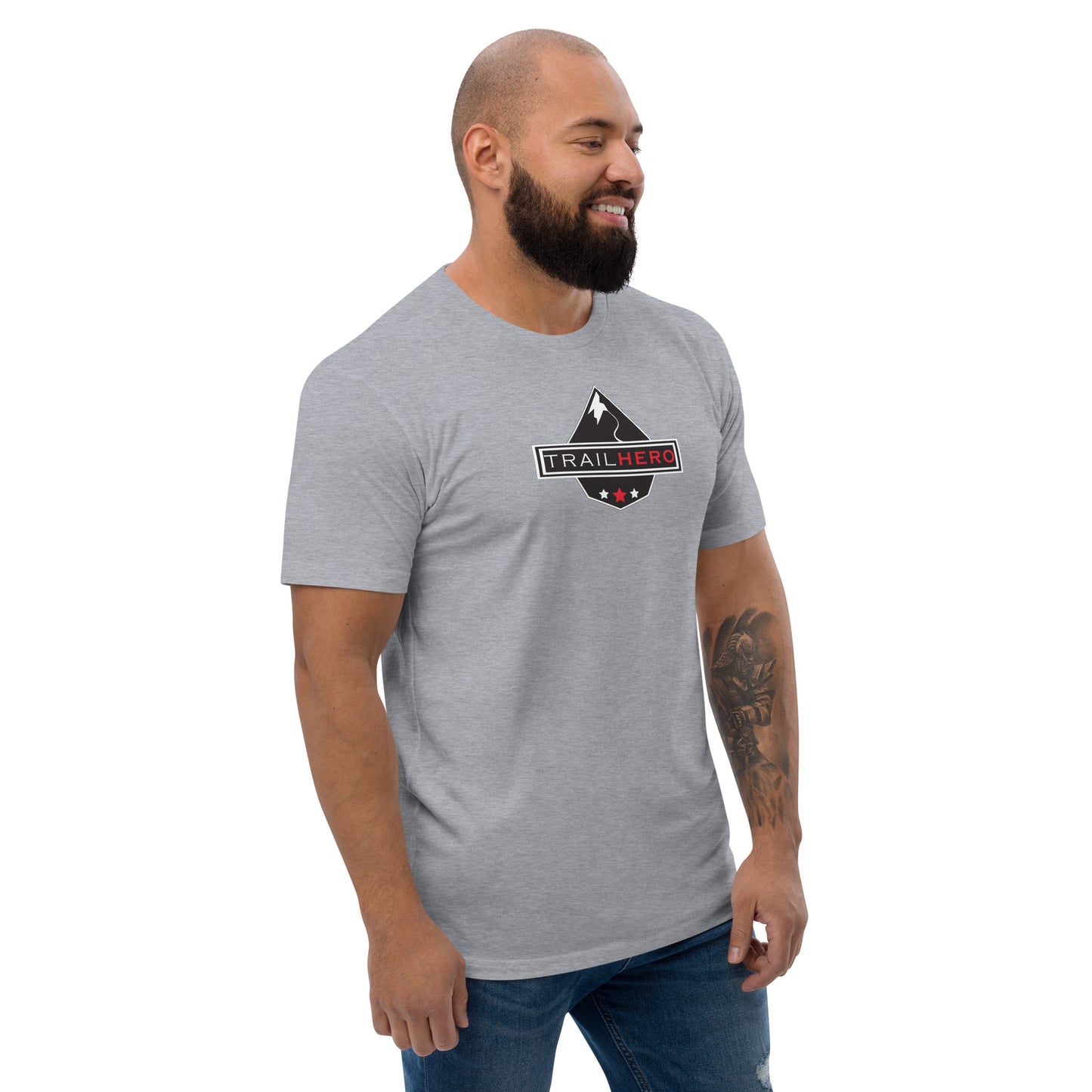 Trail Hero - Unisex - Full Color Flag - Pre-Shrunk 100% Cotton Next Level T-Shirt - 4 Colors