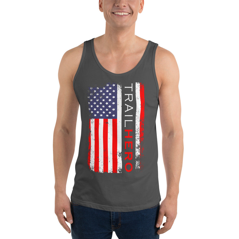 Trail Hero - Mens - 100% Cotton Muscle Tank Top - Color Set 2