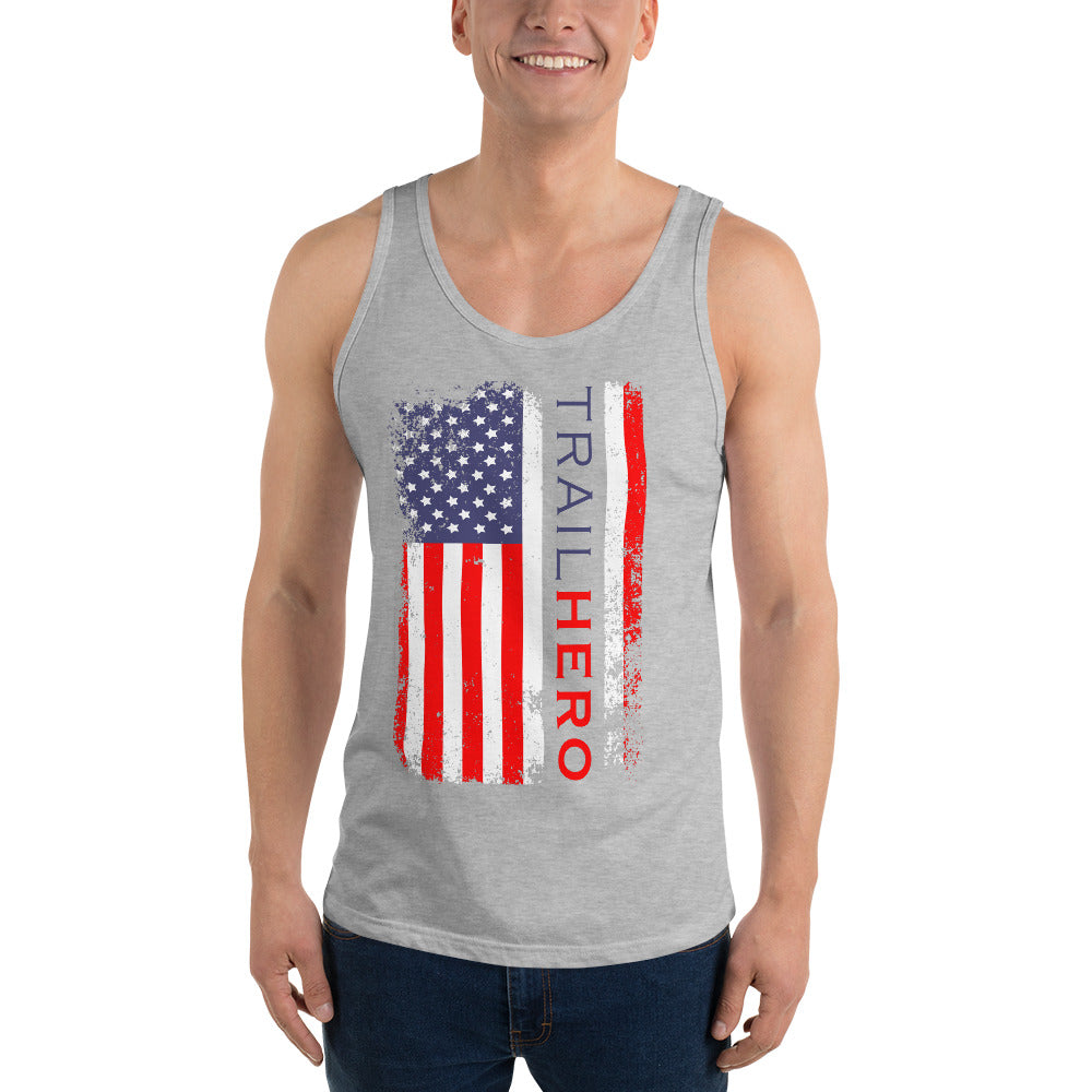 Trail Hero - Mens - 100% Cotton Muscle Tank Top - Color Set 1