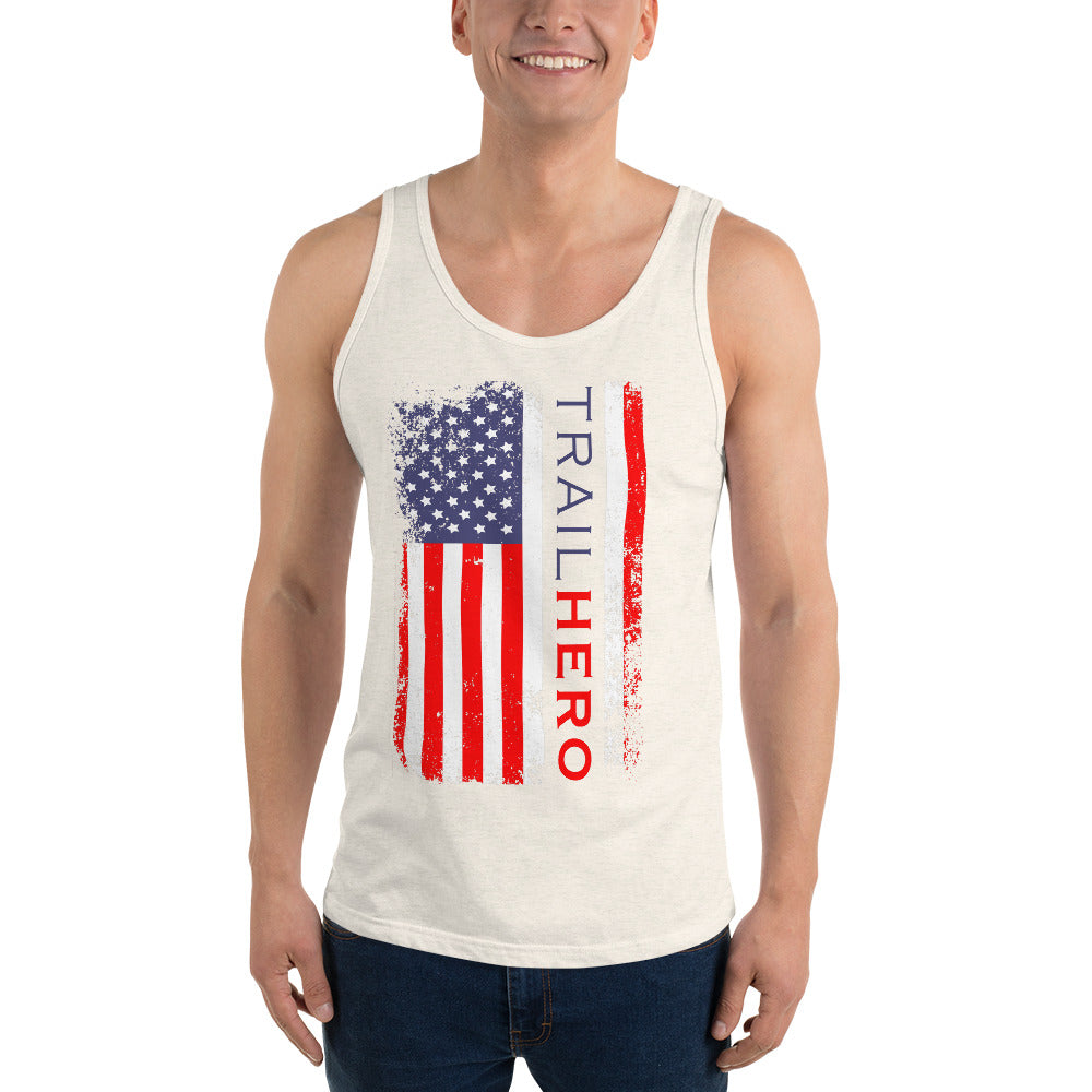 Trail Hero - Mens - 100% Cotton Muscle Tank Top - Color Set 1