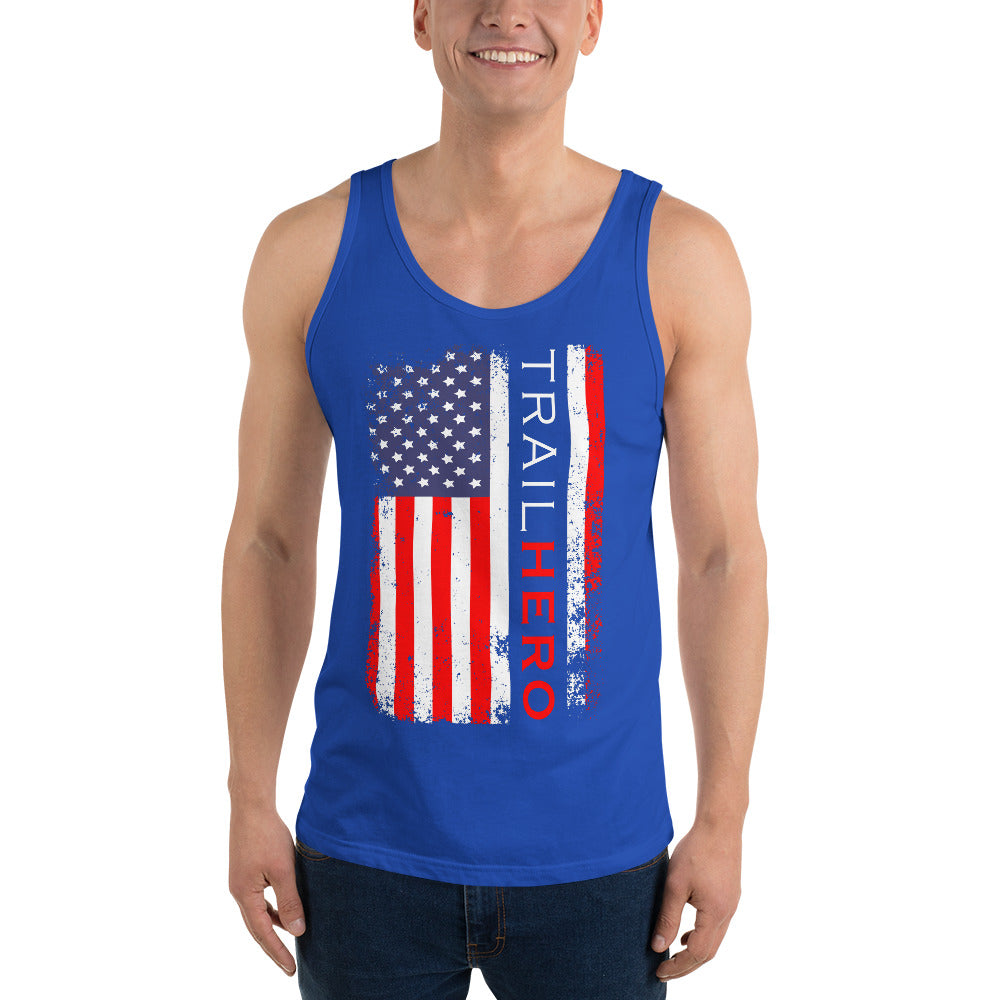 Trail Hero - Mens - 100% Cotton Muscle Tank Top - Color Set 2