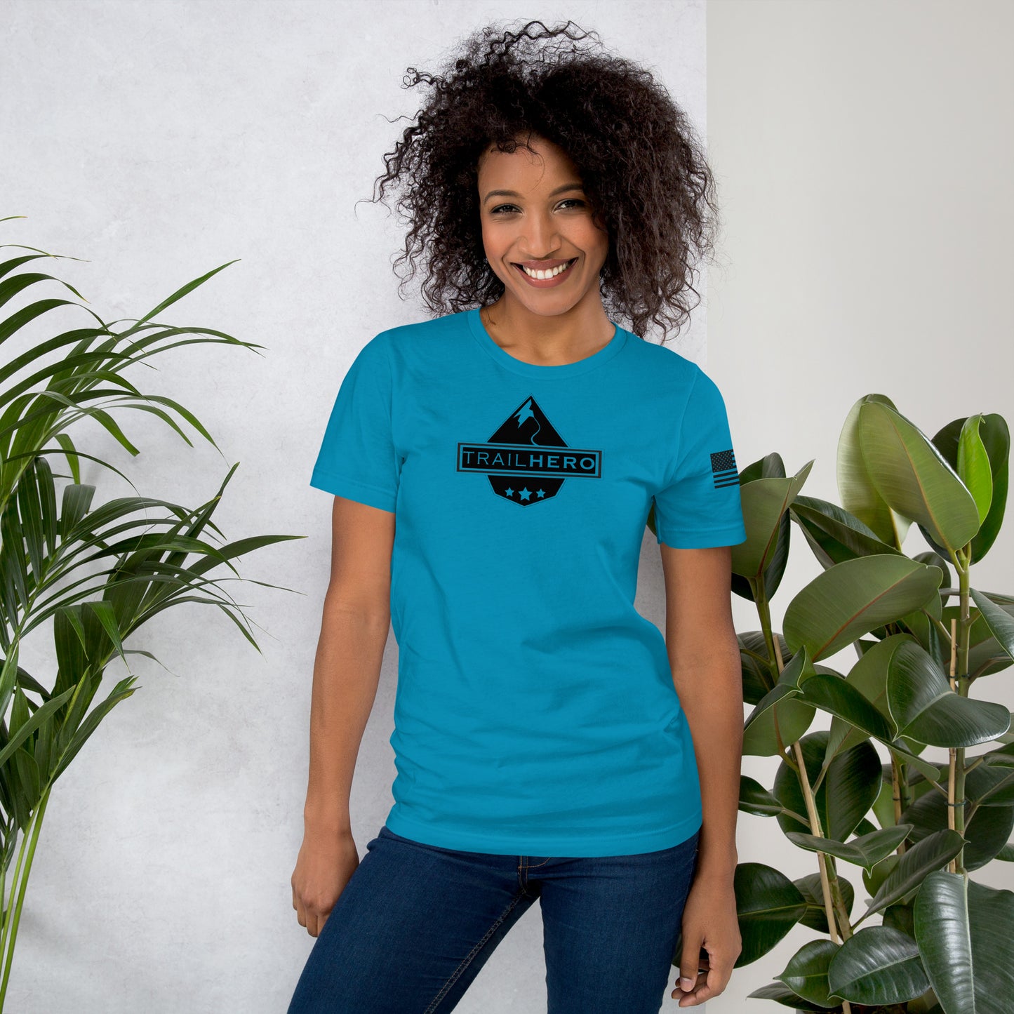 Trail Hero - Unisex - Pre-shrunk 100% Cotton Flag T-shirt - 10 Colors