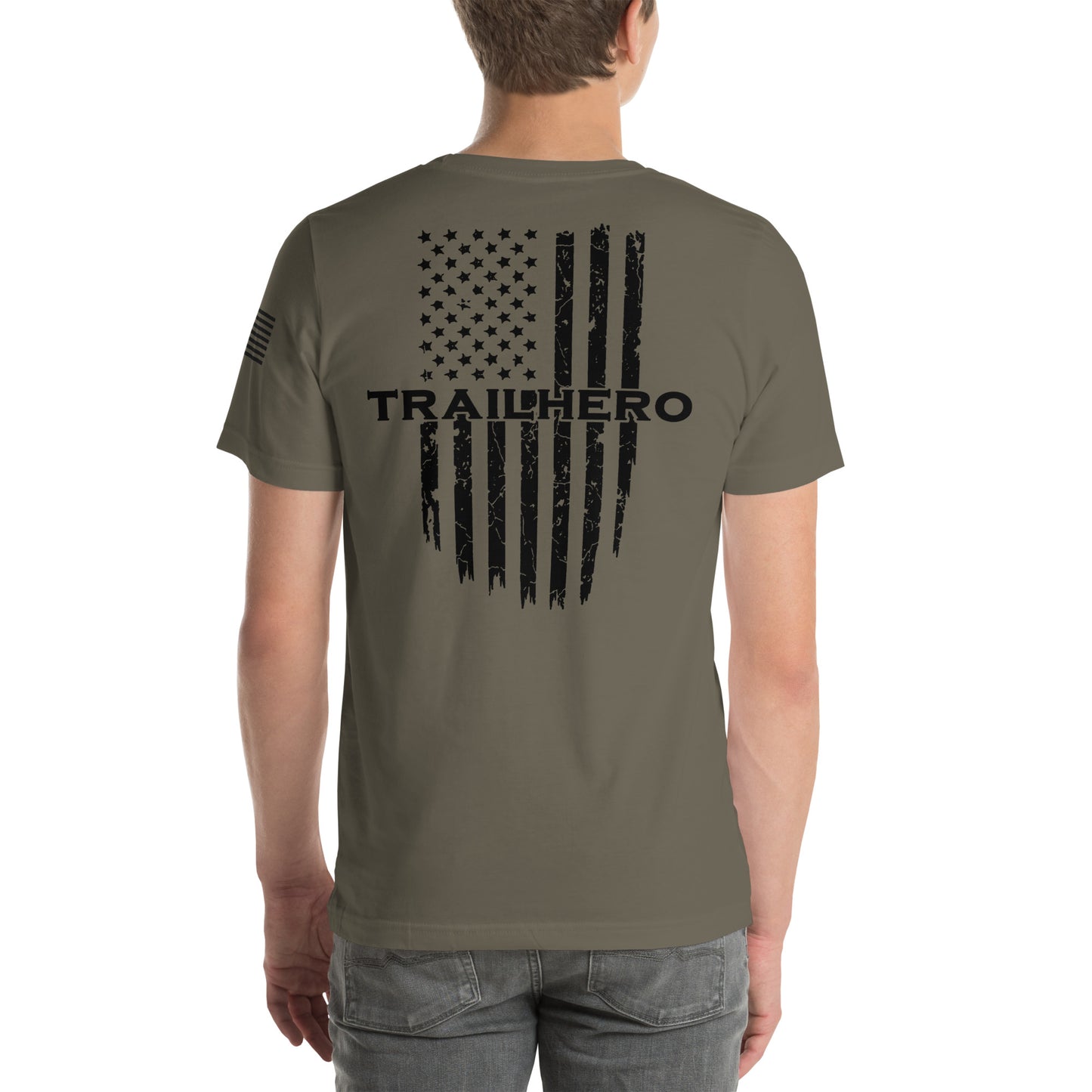Trail Hero - Unisex - Pre-Shrunk 100% Cotton Flag T-shirt - 7 Colors