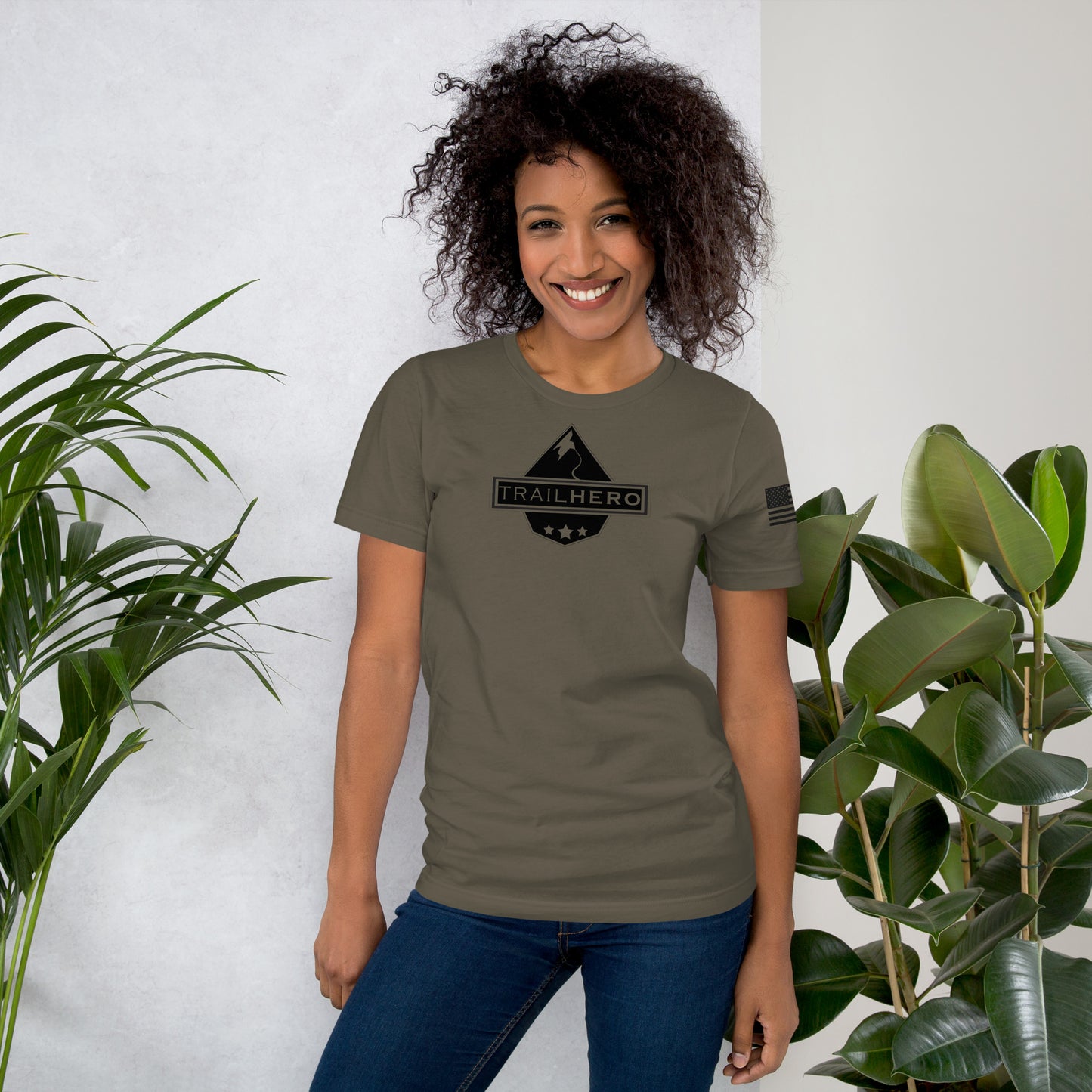 Trail Hero - Unisex - Pre-shrunk 100% Cotton Flag T-shirt - 10 Colors