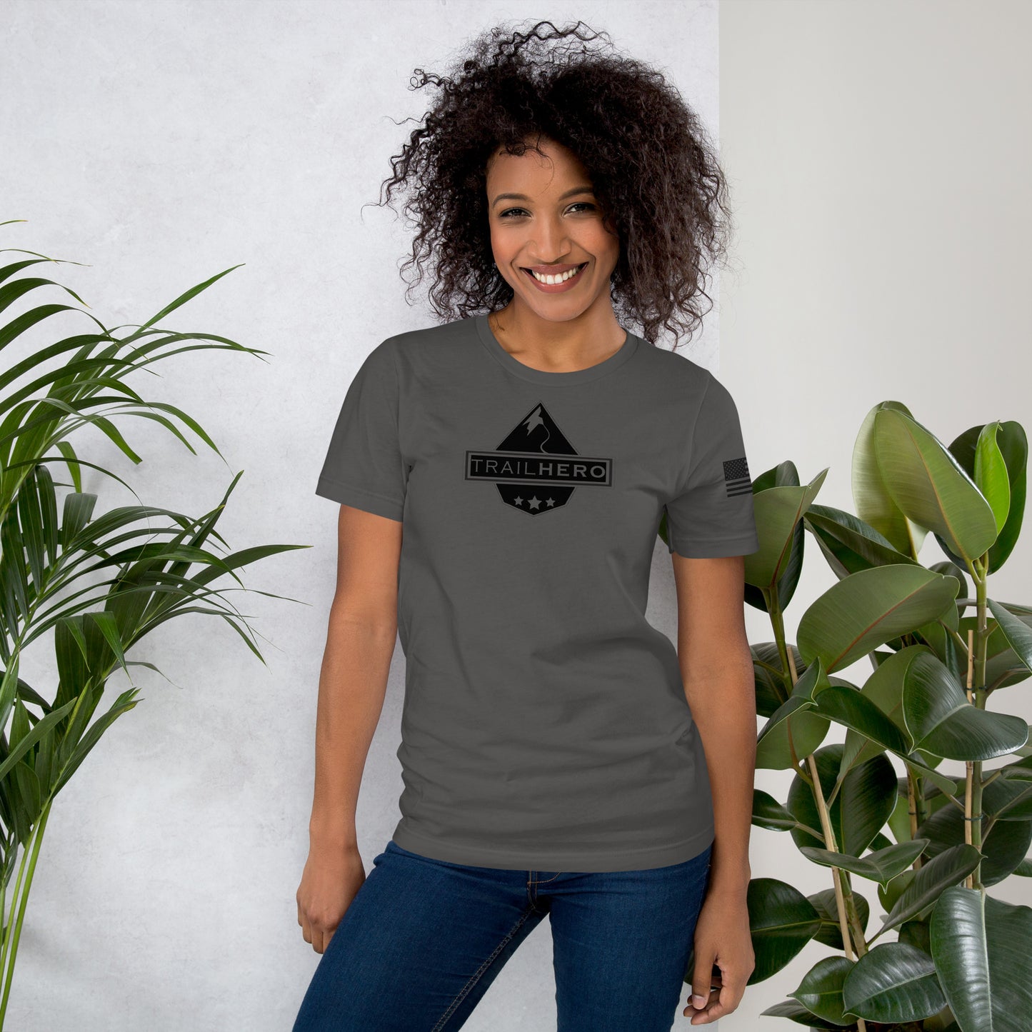 Trail Hero - Unisex - Pre-shrunk 100% Cotton Flag T-shirt - 10 Colors