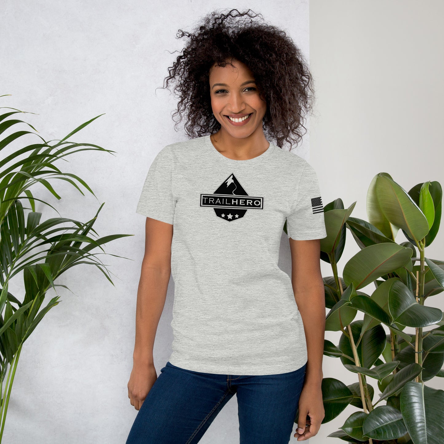 Trail Hero - Unisex - Pre-shrunk 100% Cotton Flag T-shirt - 10 Colors