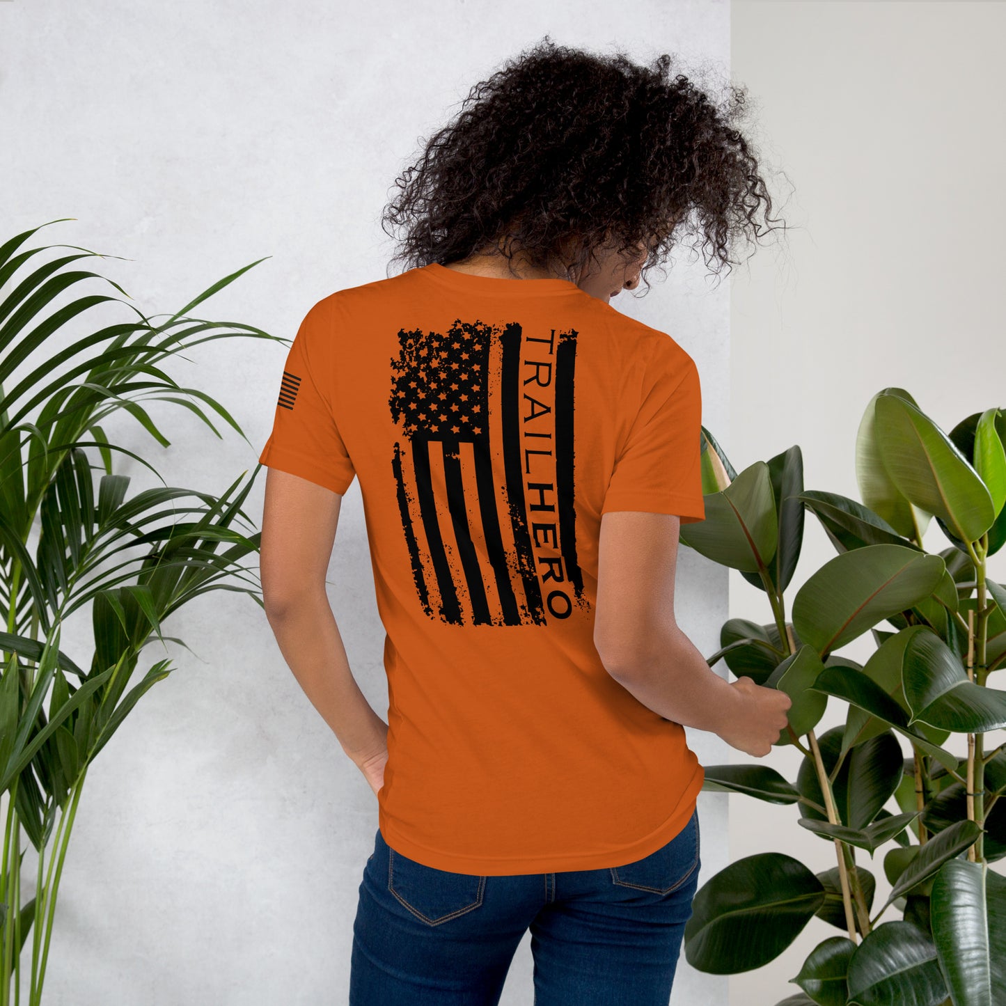 Trail Hero - Unisex - Pre-shrunk 100% Cotton Flag T-shirt - 10 Colors