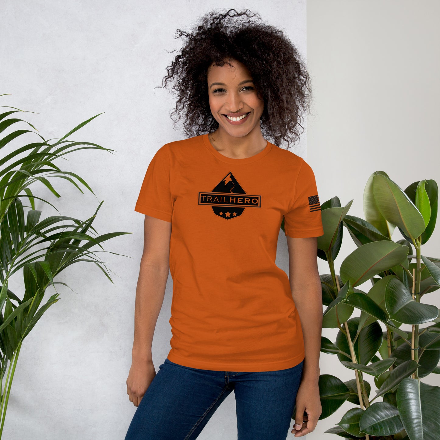 Trail Hero - Unisex - Pre-shrunk 100% Cotton Flag T-shirt - 10 Colors