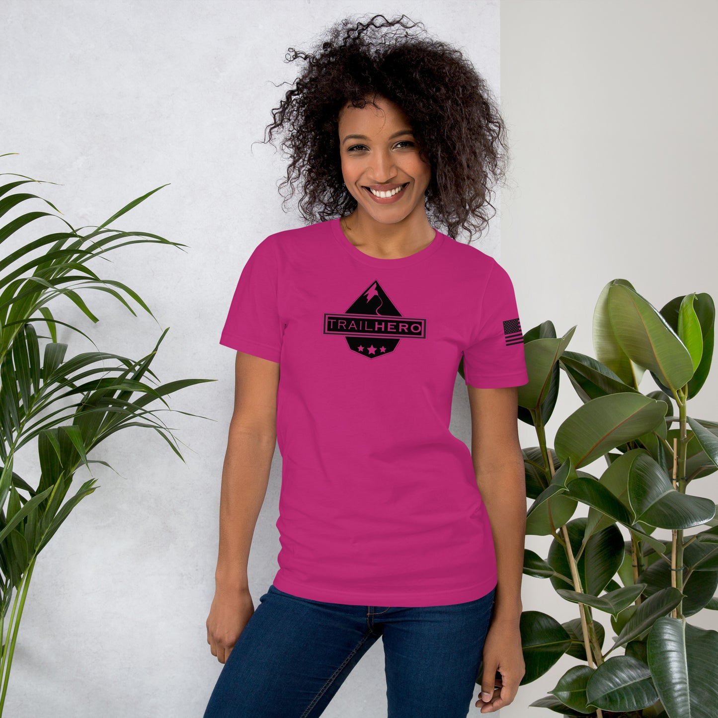 Trail Hero - Unisex - Pre-shrunk 100% Cotton Flag T-shirt - 10 Colors