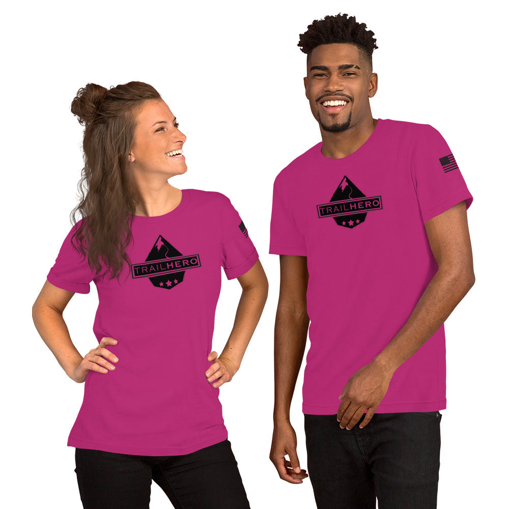 Trail Hero - Unisex - Pre-shrunk 100% Cotton T-Shirt - 14 Girly Colors