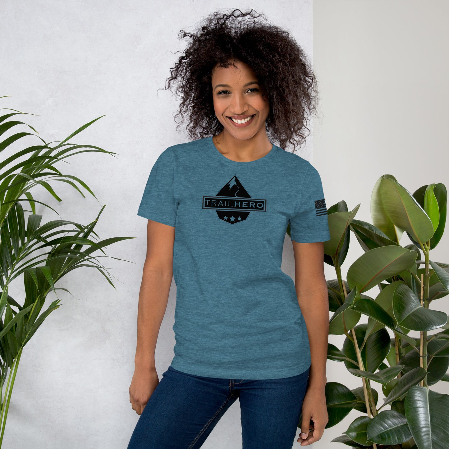 Trail Hero - Unisex - Pre-shrunk 100% Cotton Flag T-shirt - 10 Colors