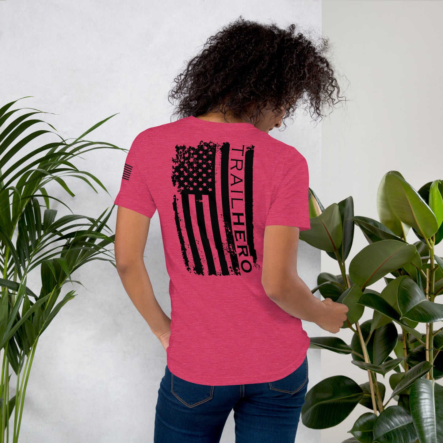 Trail Hero - Unisex - Pre-shrunk 100% Cotton Flag T-shirt - 10 Colors