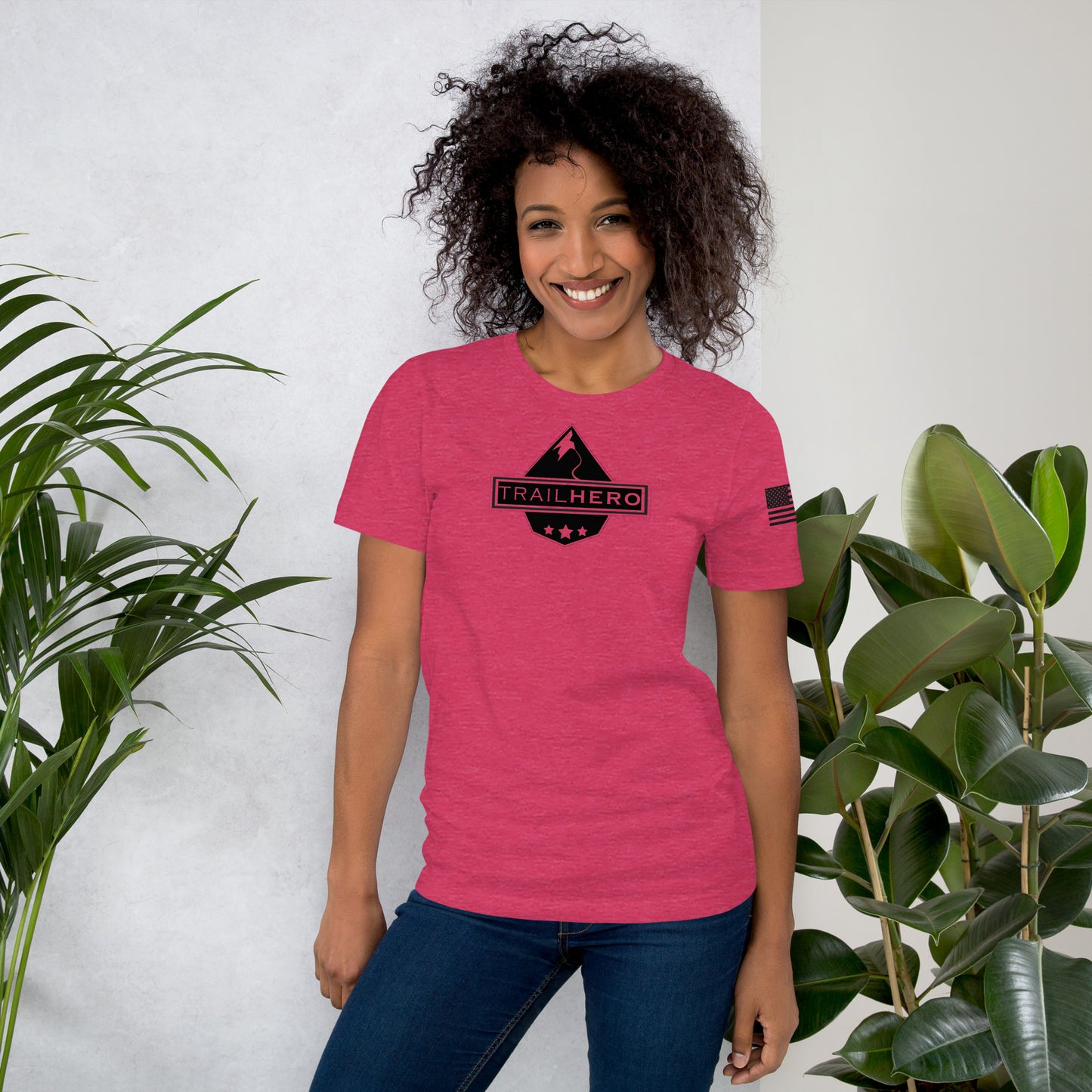 Trail Hero - Unisex - Pre-shrunk 100% Cotton Flag T-shirt - 10 Colors