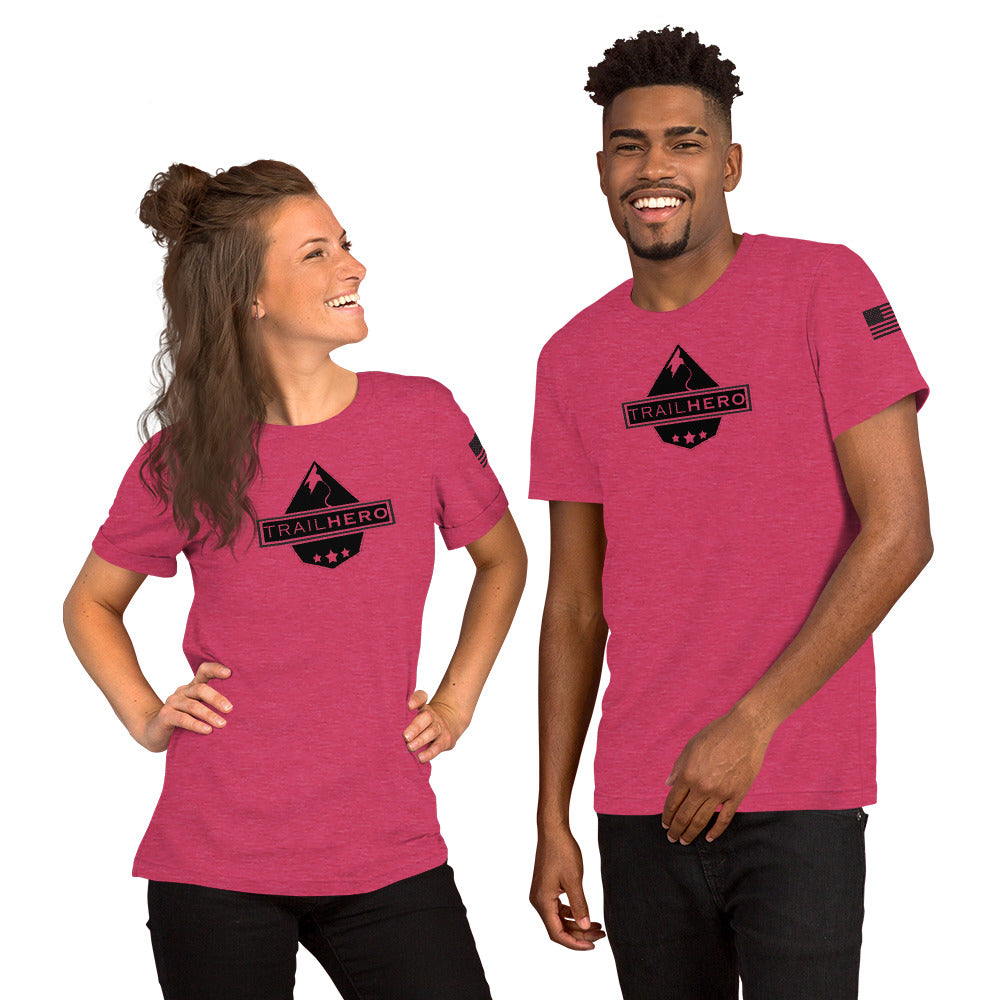 Trail Hero - Unisex - Pre-shrunk 100% Cotton T-Shirt - 14 Girly Colors