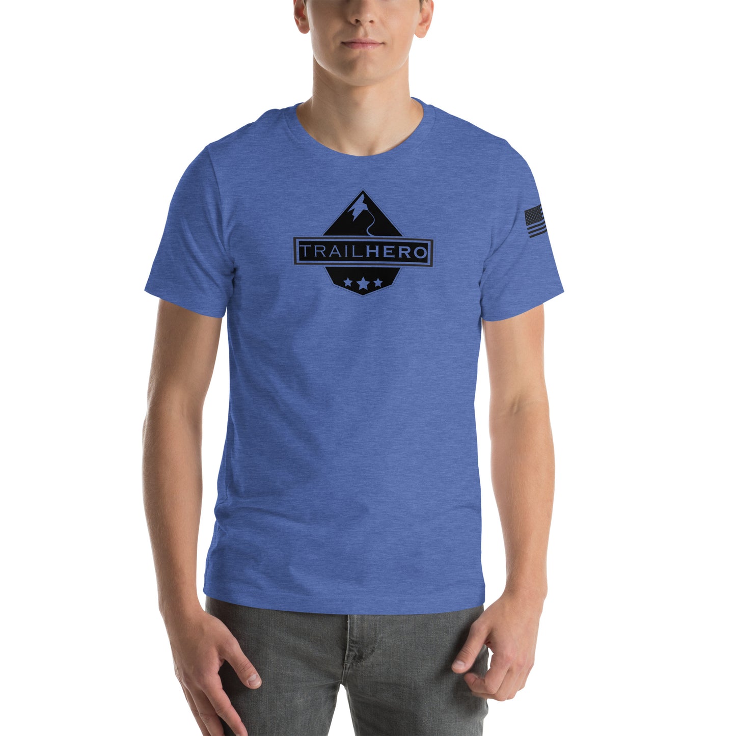 Trail Hero - Unisex - Pre-Shrunk 100% Cotton Flag T-shirt - 7 Colors