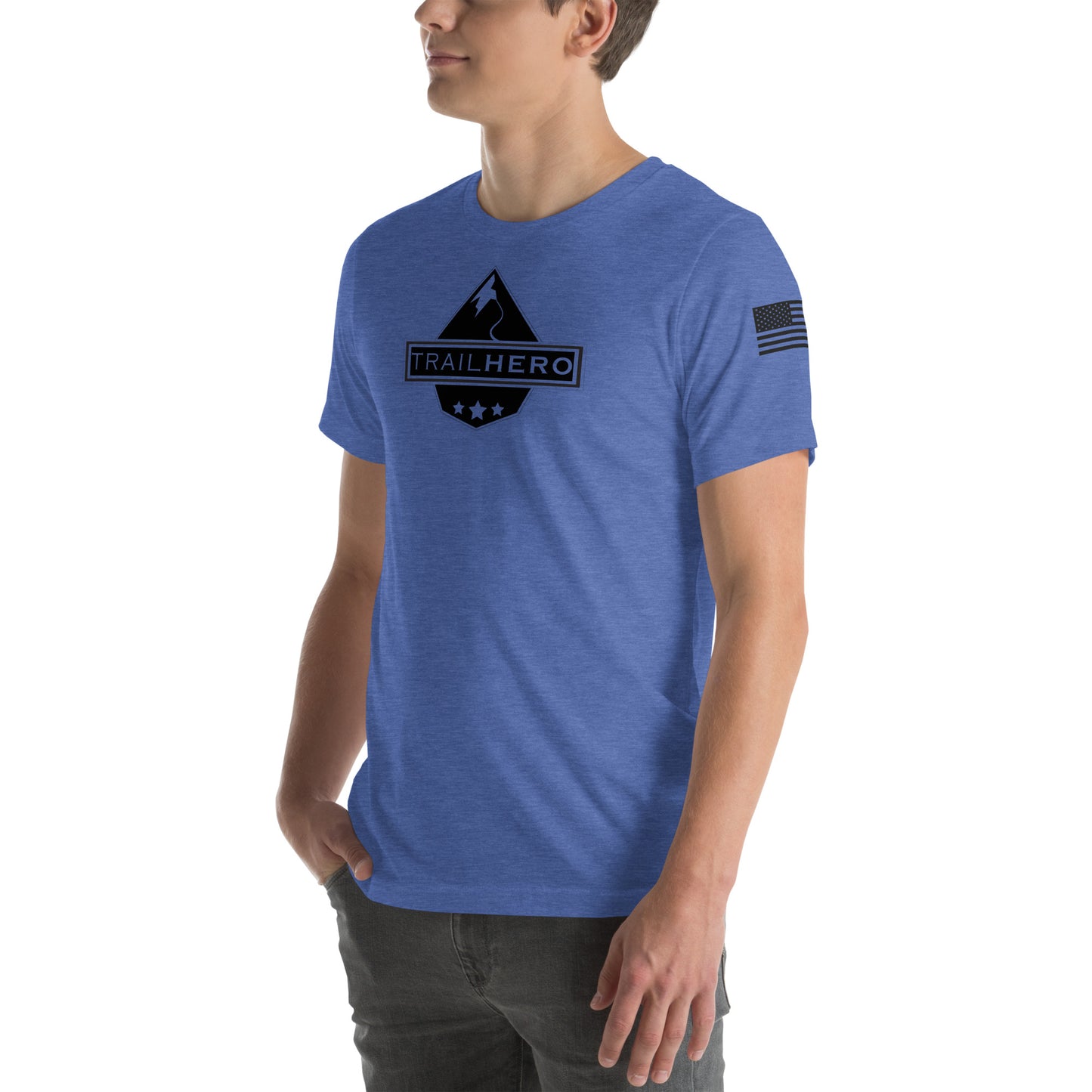 Trail Hero - Unisex - Pre-Shrunk 100% Cotton Flag T-shirt - 7 Colors