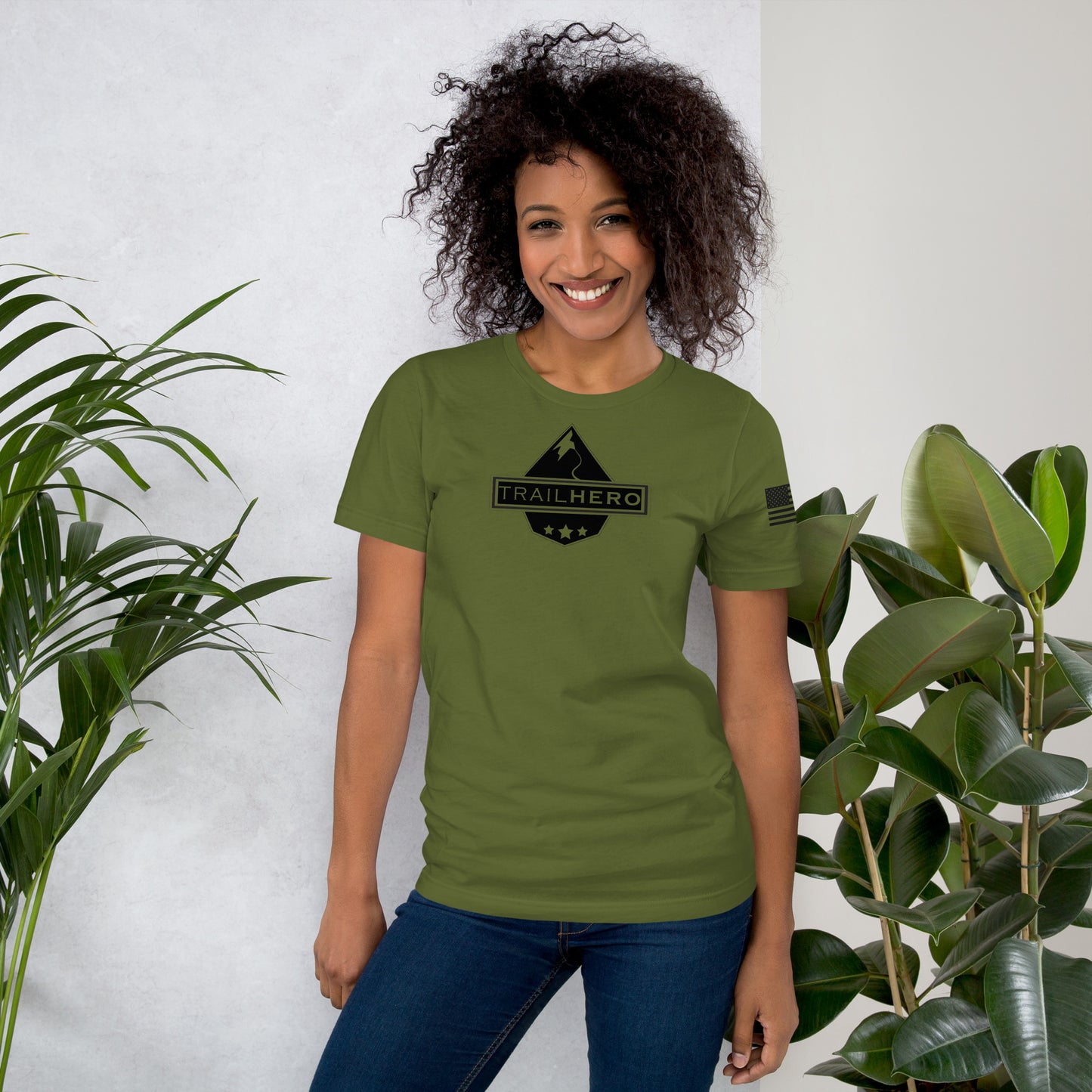 Trail Hero - Unisex - Pre-shrunk 100% Cotton Flag T-shirt - 10 Colors