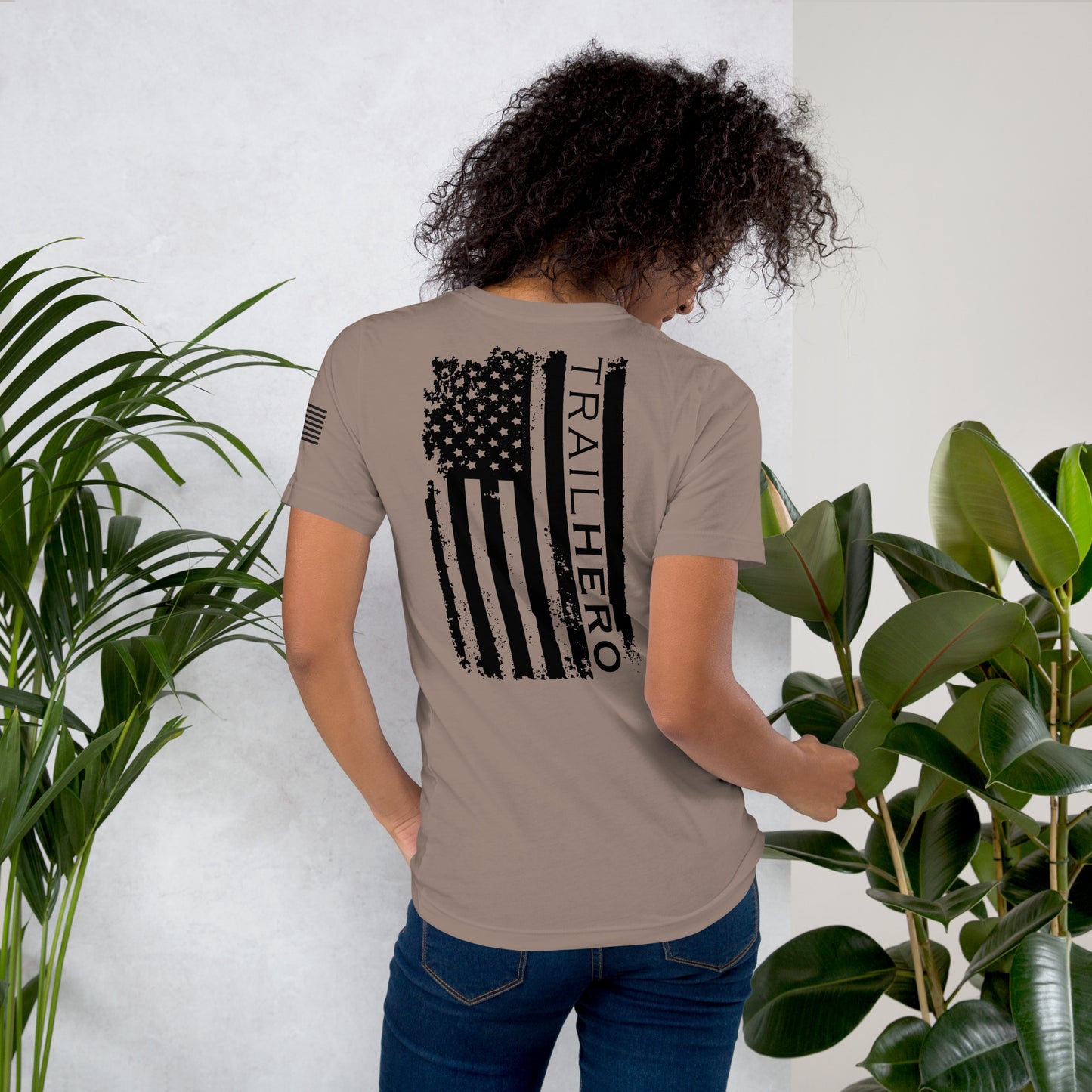 Trail Hero - Unisex - Pre-shrunk 100% Cotton Flag T-shirt - 10 Colors