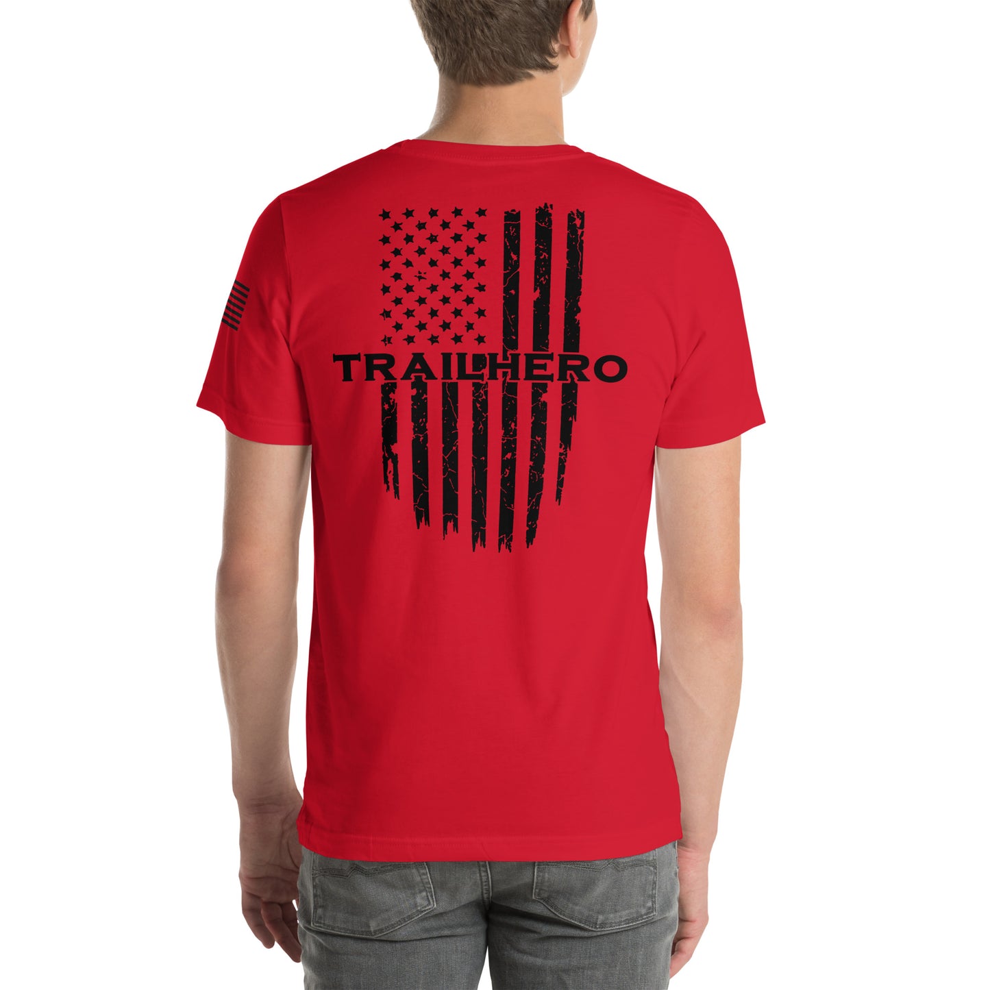 Trail Hero - Unisex - Pre-Shrunk 100% Cotton Flag T-shirt - 7 Colors