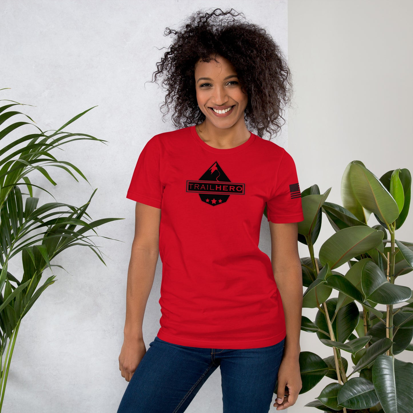 Trail Hero - Unisex - Pre-shrunk 100% Cotton Flag T-shirt - 10 Colors