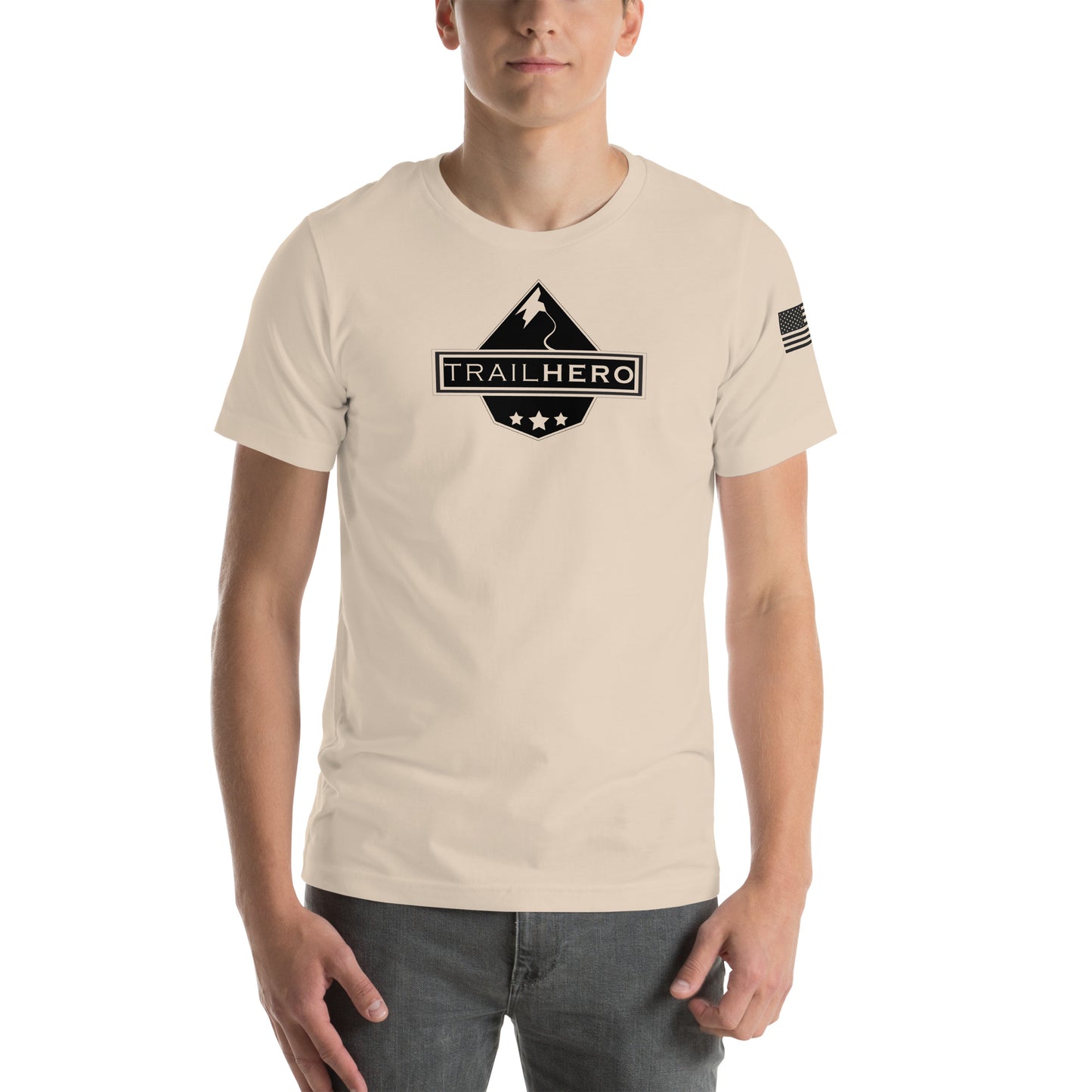 Trail Hero - Unisex - Pre-Shrunk 100% Cotton Flag T-shirt - 7 Colors