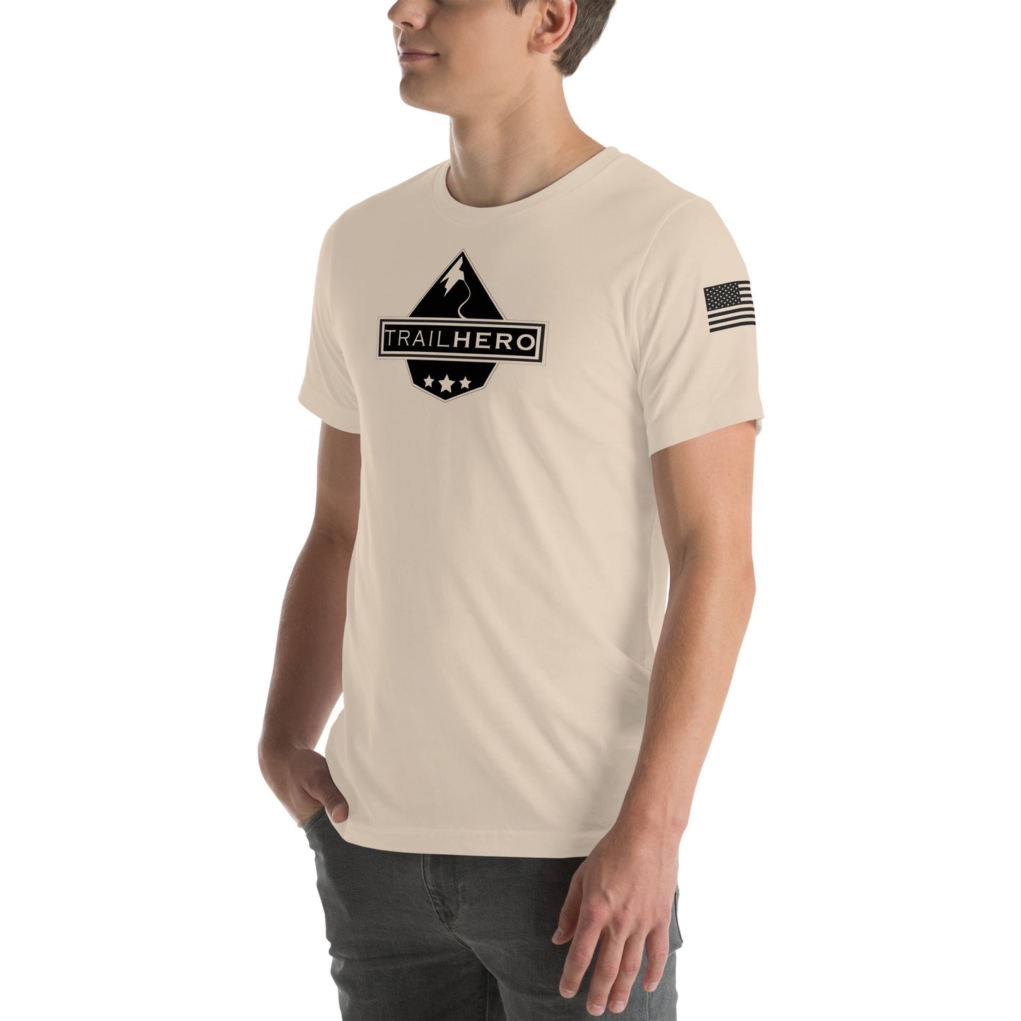 Trail Hero - Unisex - Pre-Shrunk 100% Cotton Flag T-shirt - 7 Colors