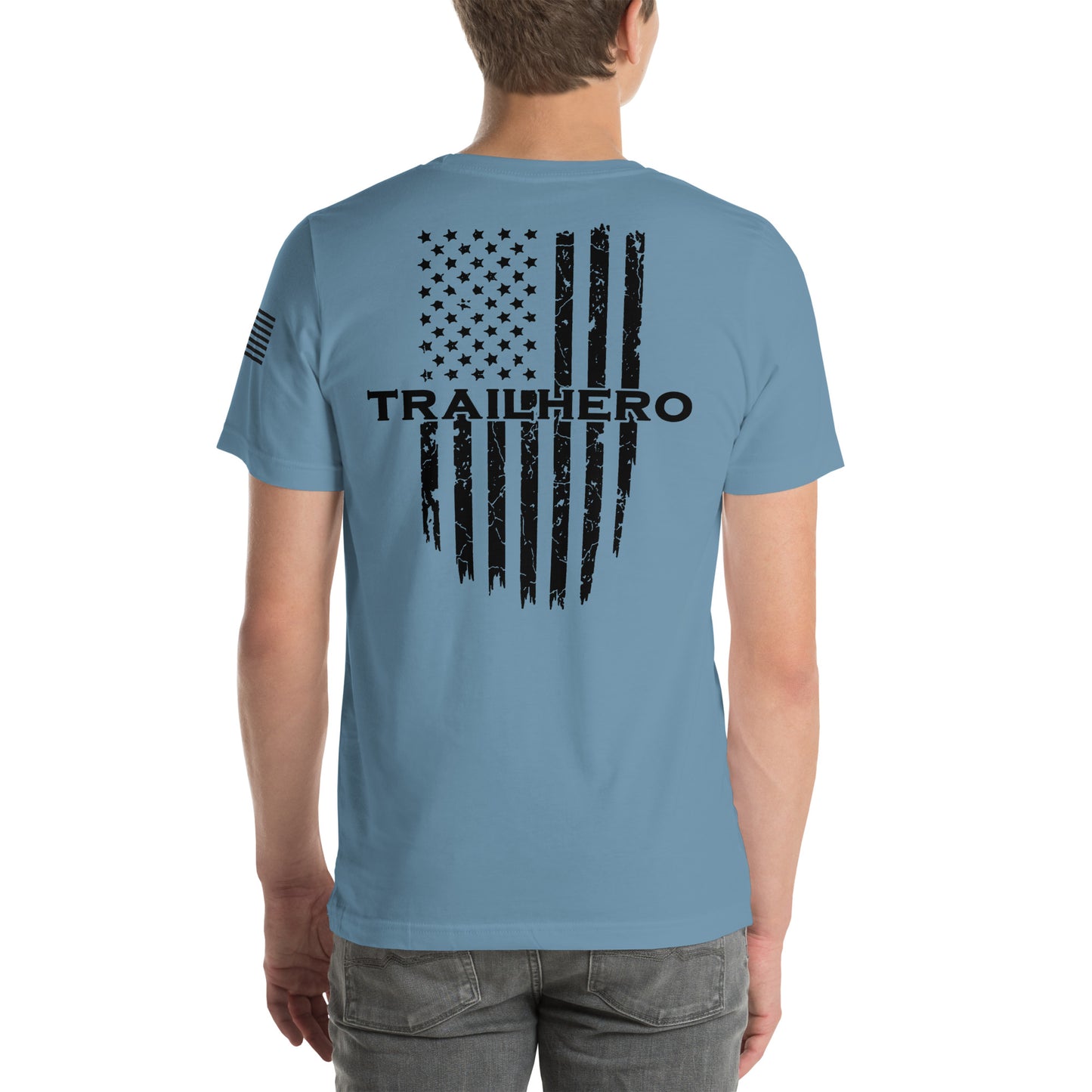 Trail Hero - Unisex - Pre-Shrunk 100% Cotton Flag T-shirt - 7 Colors