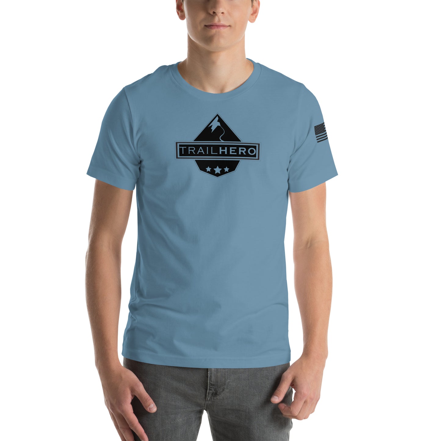 Trail Hero - Unisex - Pre-Shrunk 100% Cotton Flag T-shirt - 7 Colors