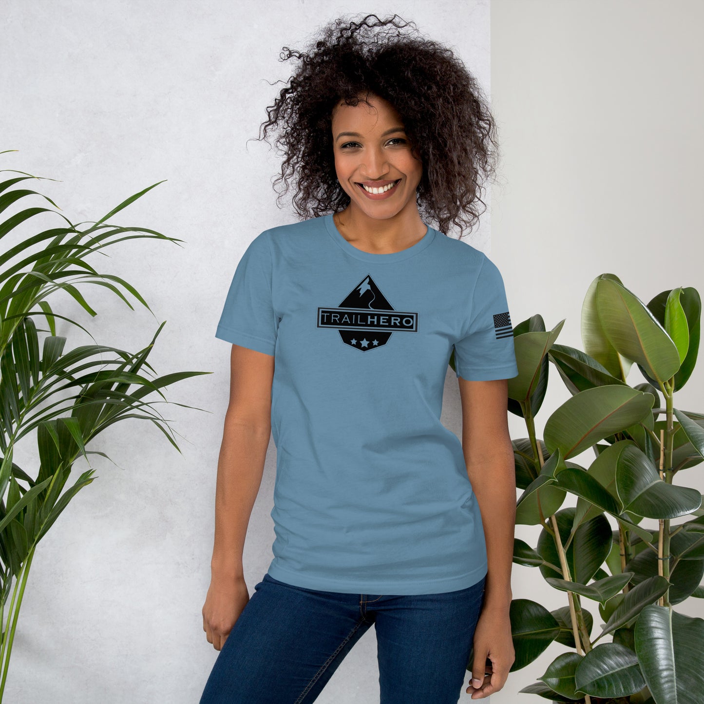 Trail Hero - Unisex - Pre-shrunk 100% Cotton Flag T-shirt - 10 Colors