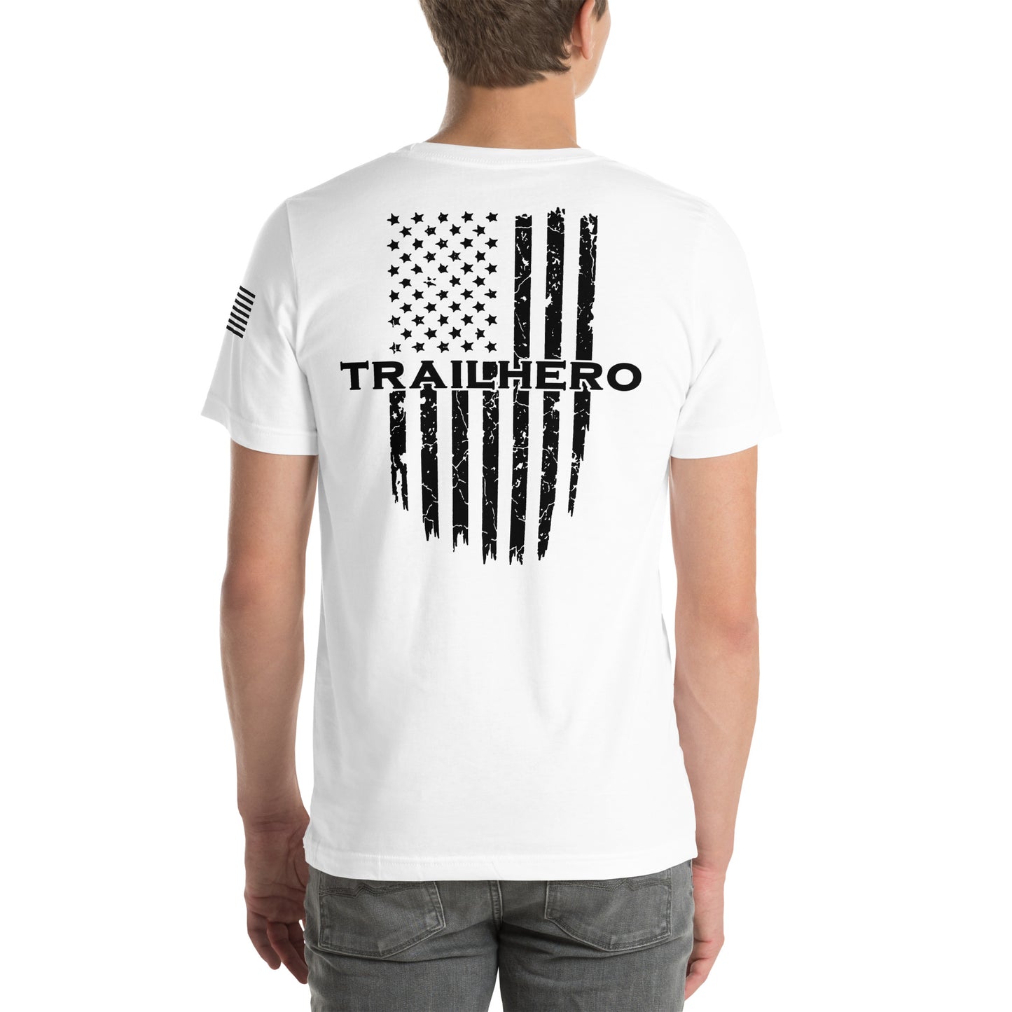 Trail Hero - Unisex - Pre-Shrunk 100% Cotton Flag T-shirt - 7 Colors