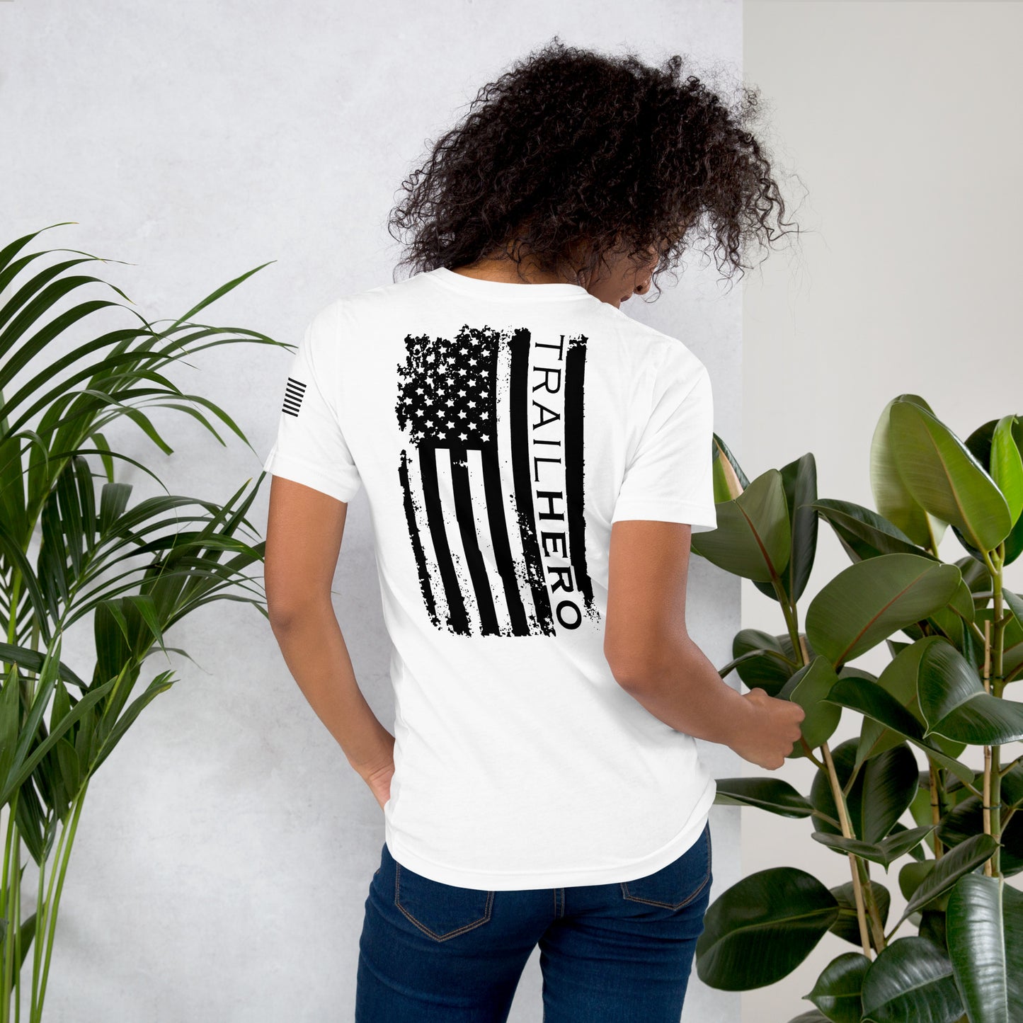 Trail Hero - Unisex - Pre-shrunk 100% Cotton Flag T-shirt - 10 Colors
