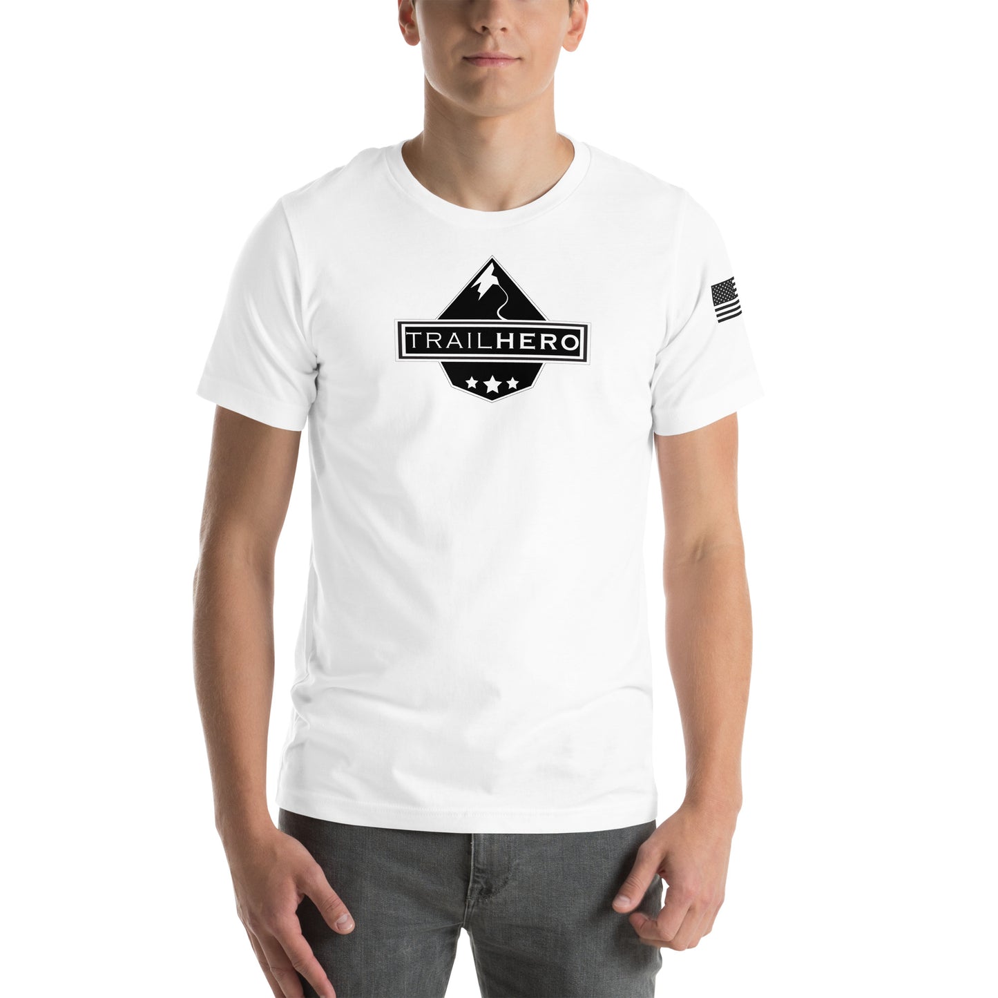 Trail Hero - Unisex - Pre-Shrunk 100% Cotton Flag T-shirt - 7 Colors