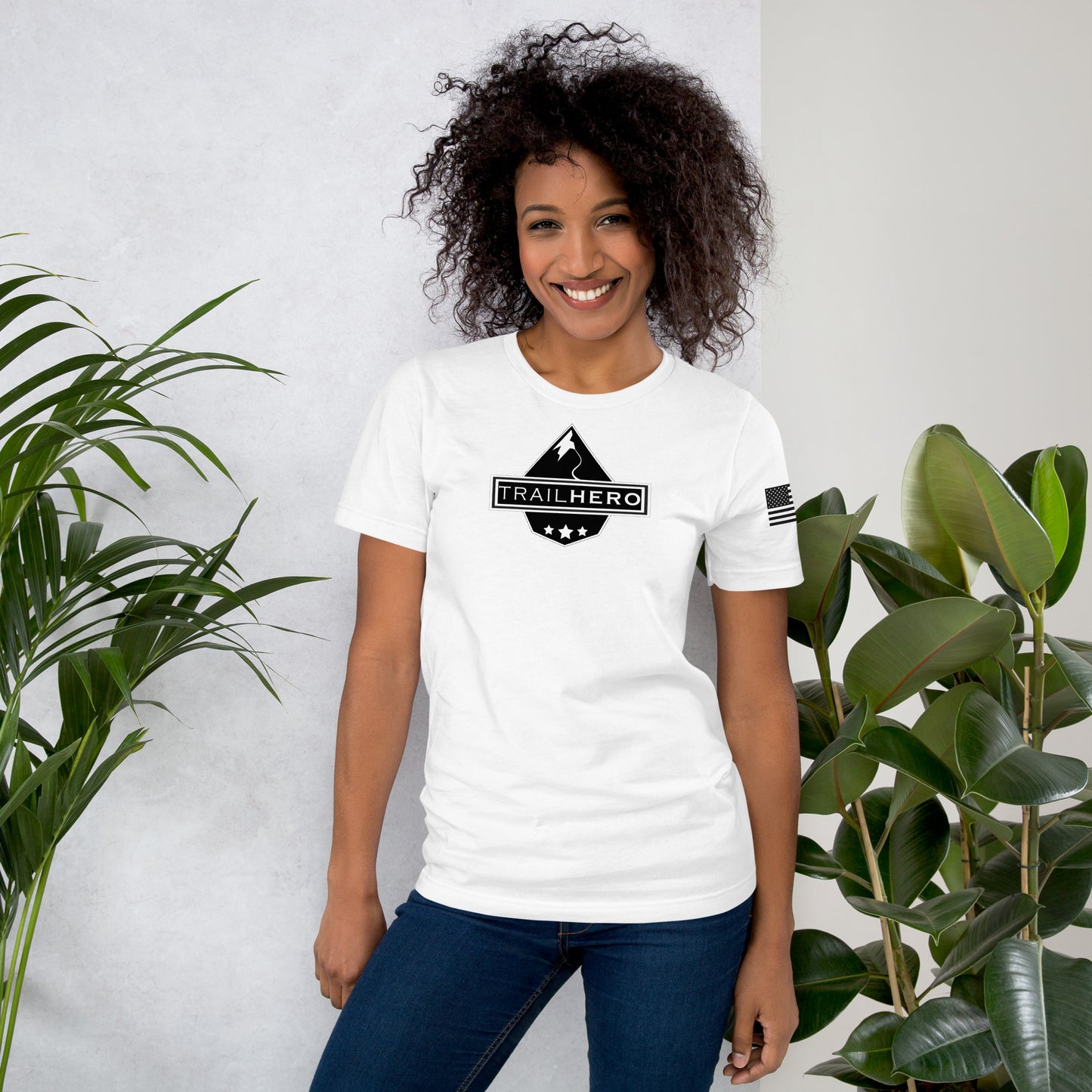 Trail Hero - Unisex - Pre-shrunk 100% Cotton Flag T-shirt - 10 Colors