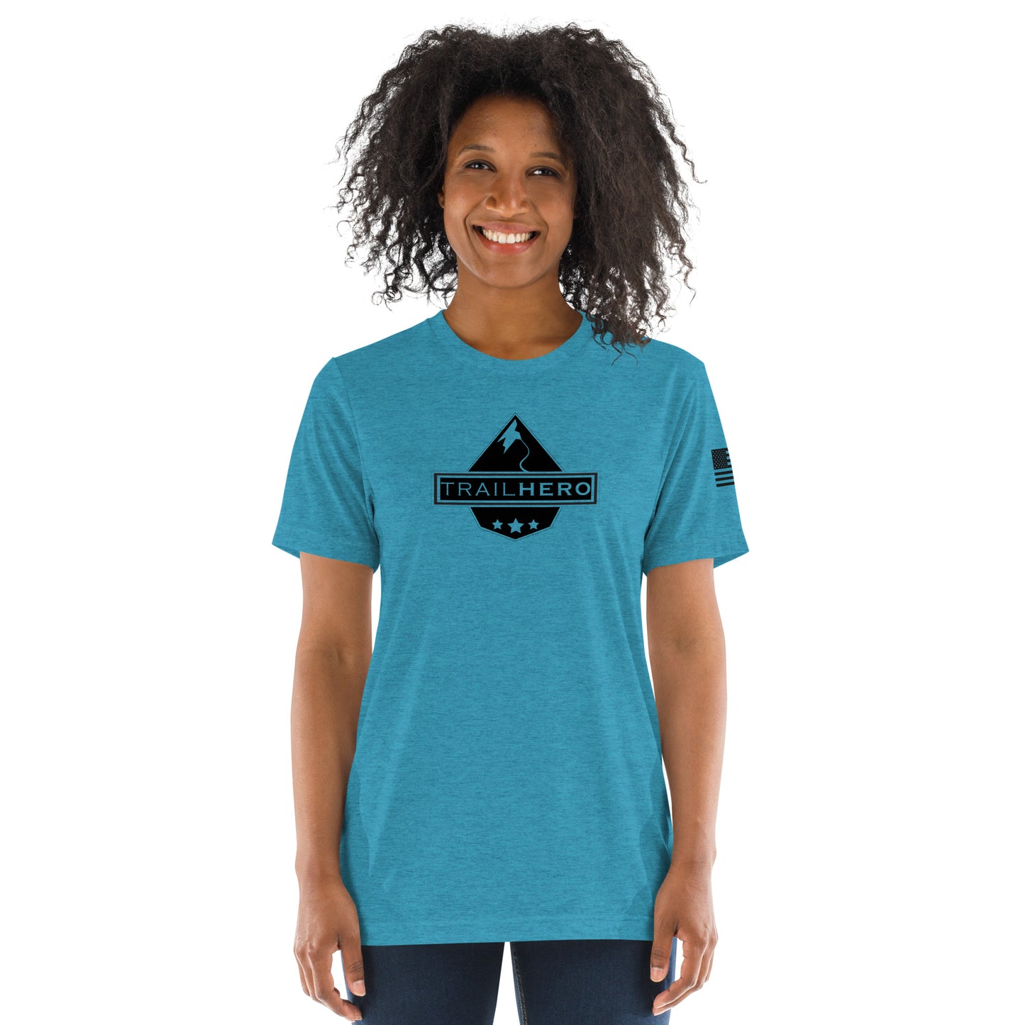 Trail Hero - Womens - Bella Canvas - Pre-Shrunk Tri-Blend - Short Sleeve T-shirt