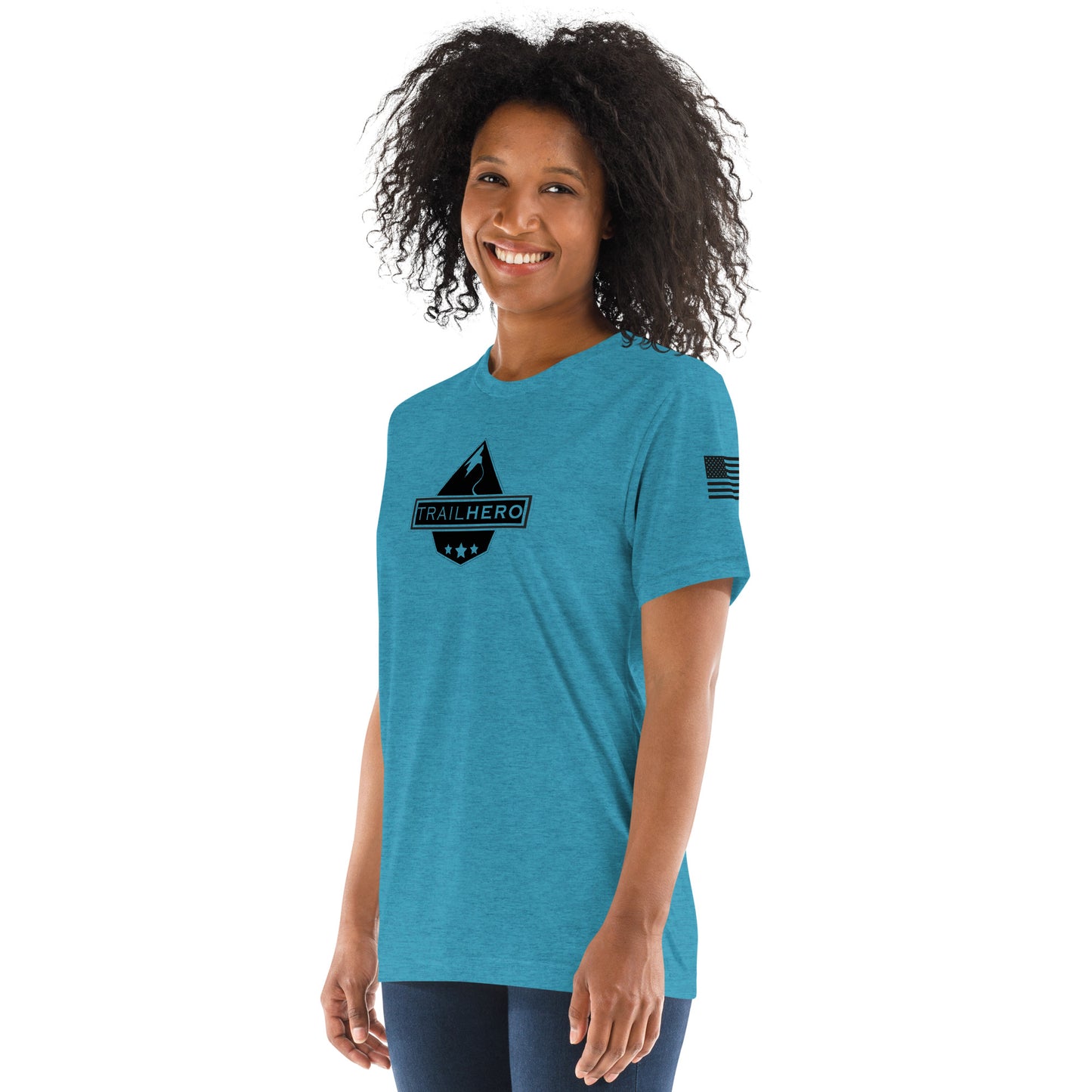 Trail Hero - Womens - Bella Canvas - Pre-Shrunk Tri-Blend - Short Sleeve T-shirt