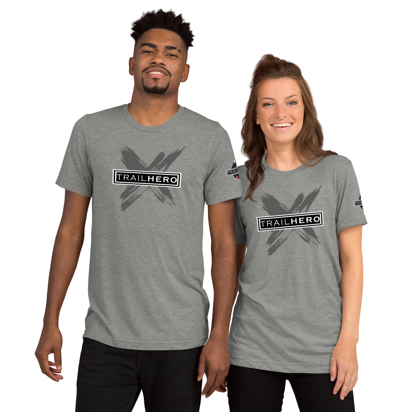 Trail Hero X - Black Logo - Short Sleeve T-Shirt 2