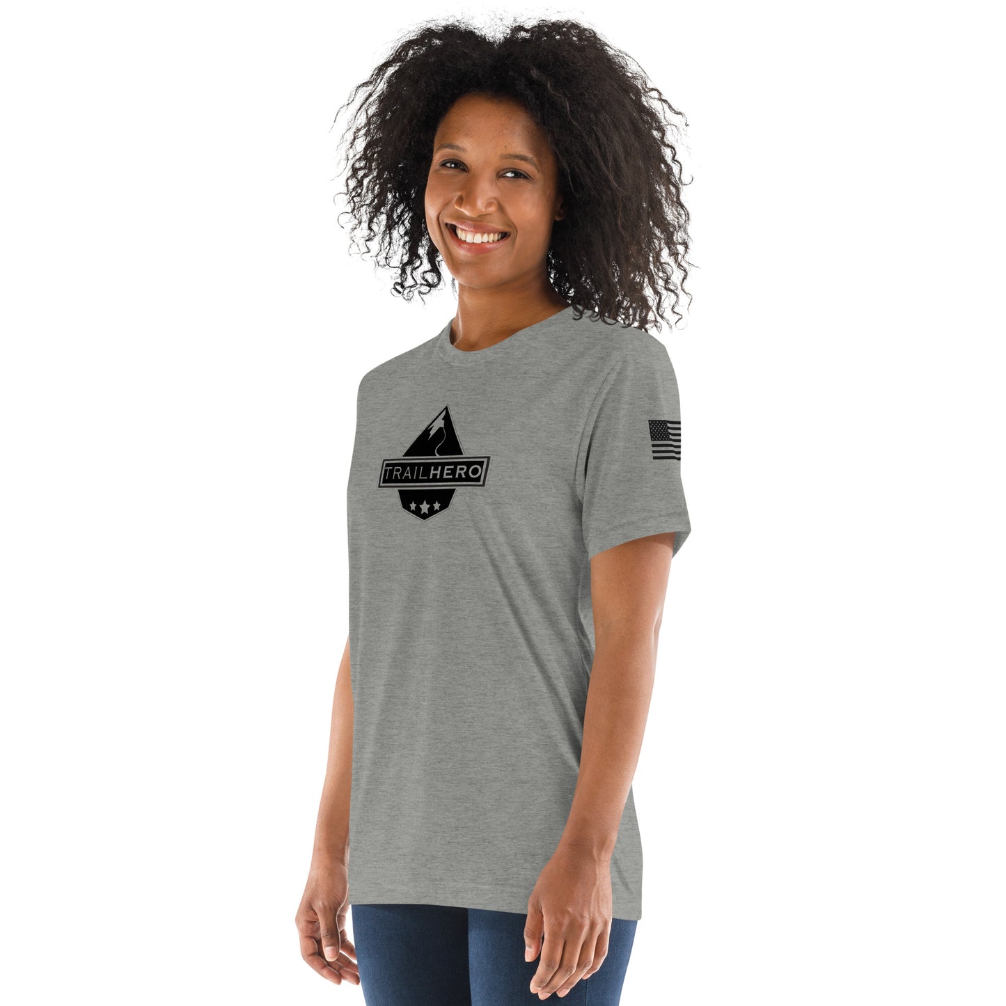 Trail Hero - Womens - Bella Canvas - Pre-Shrunk Tri-Blend - Short Sleeve T-shirt