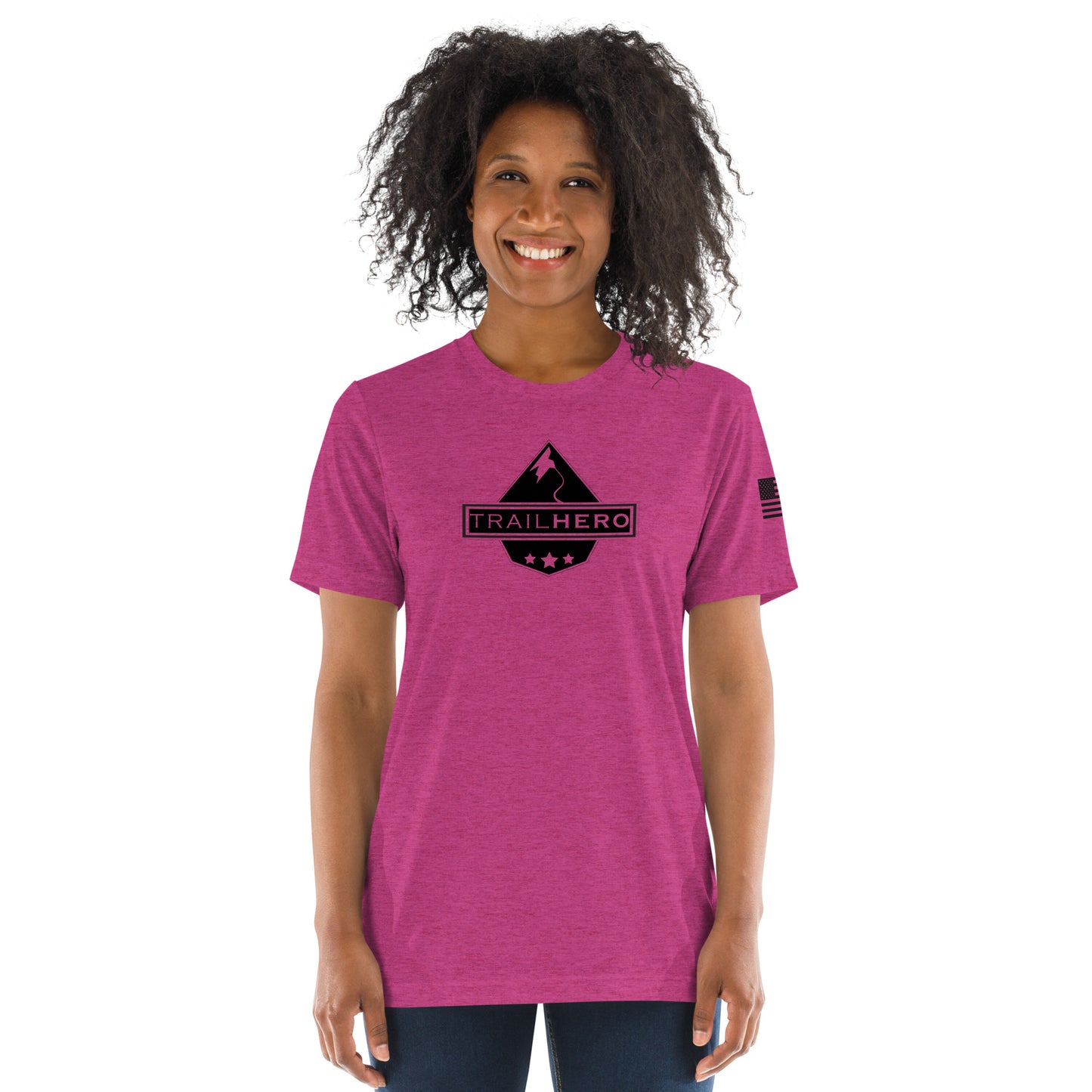 Trail Hero - Womens - Bella Canvas - Pre-Shrunk Tri-Blend - Short Sleeve T-shirt