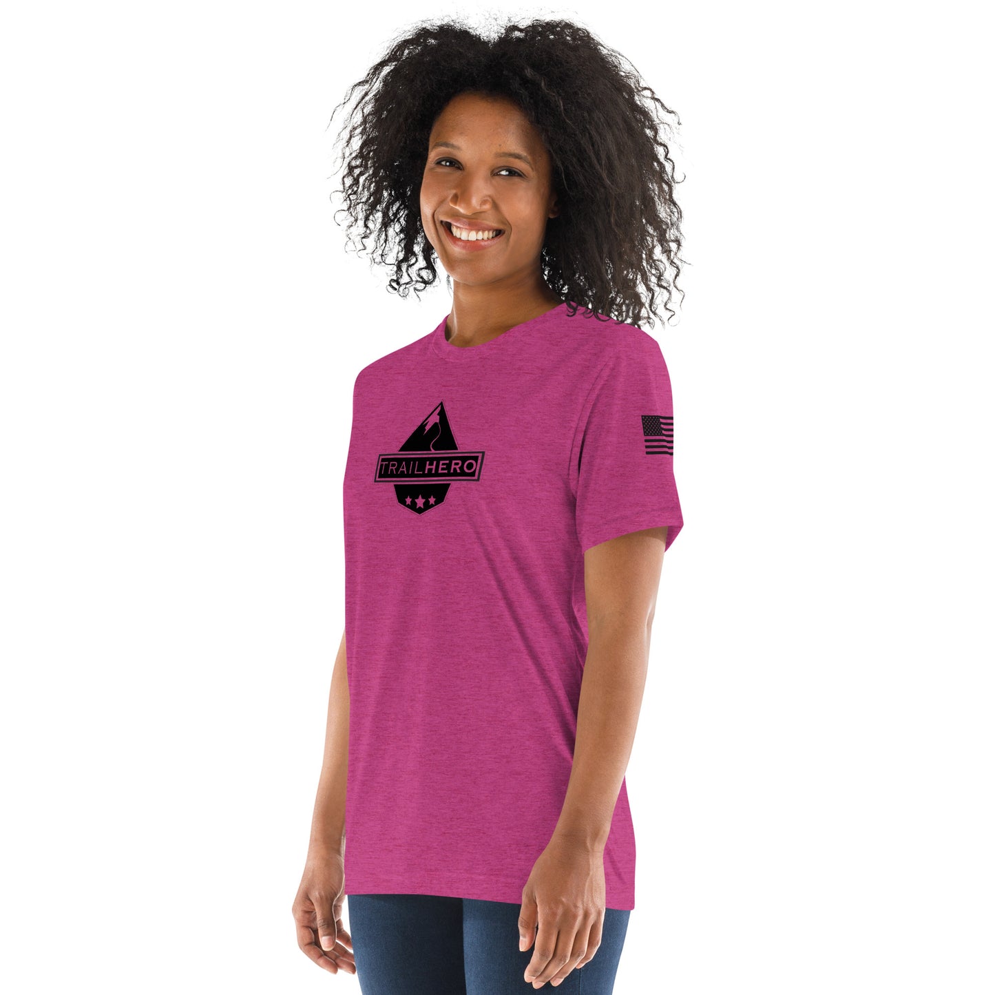 Trail Hero - Womens - Bella Canvas - Pre-Shrunk Tri-Blend - Short Sleeve T-shirt