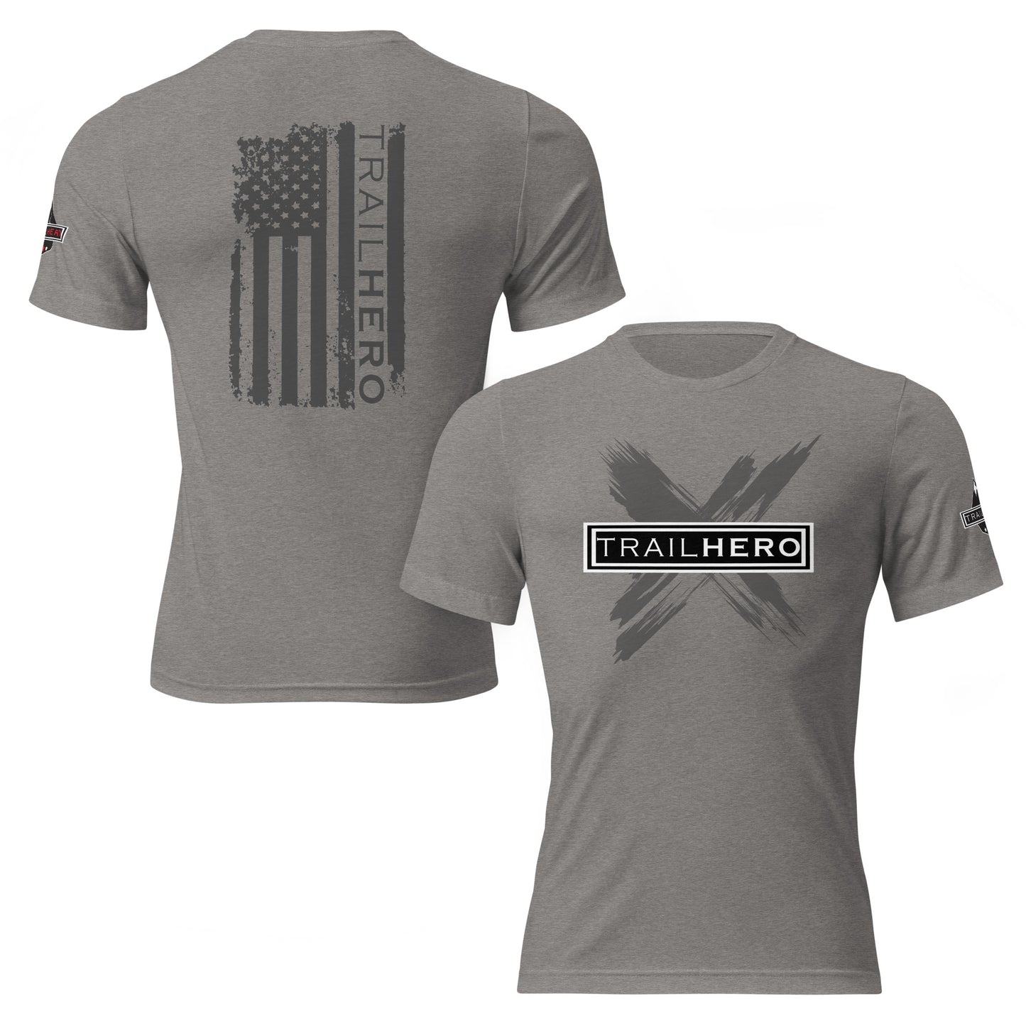 Trail Hero X - Black Logo - Short Sleeve T-Shirt 2