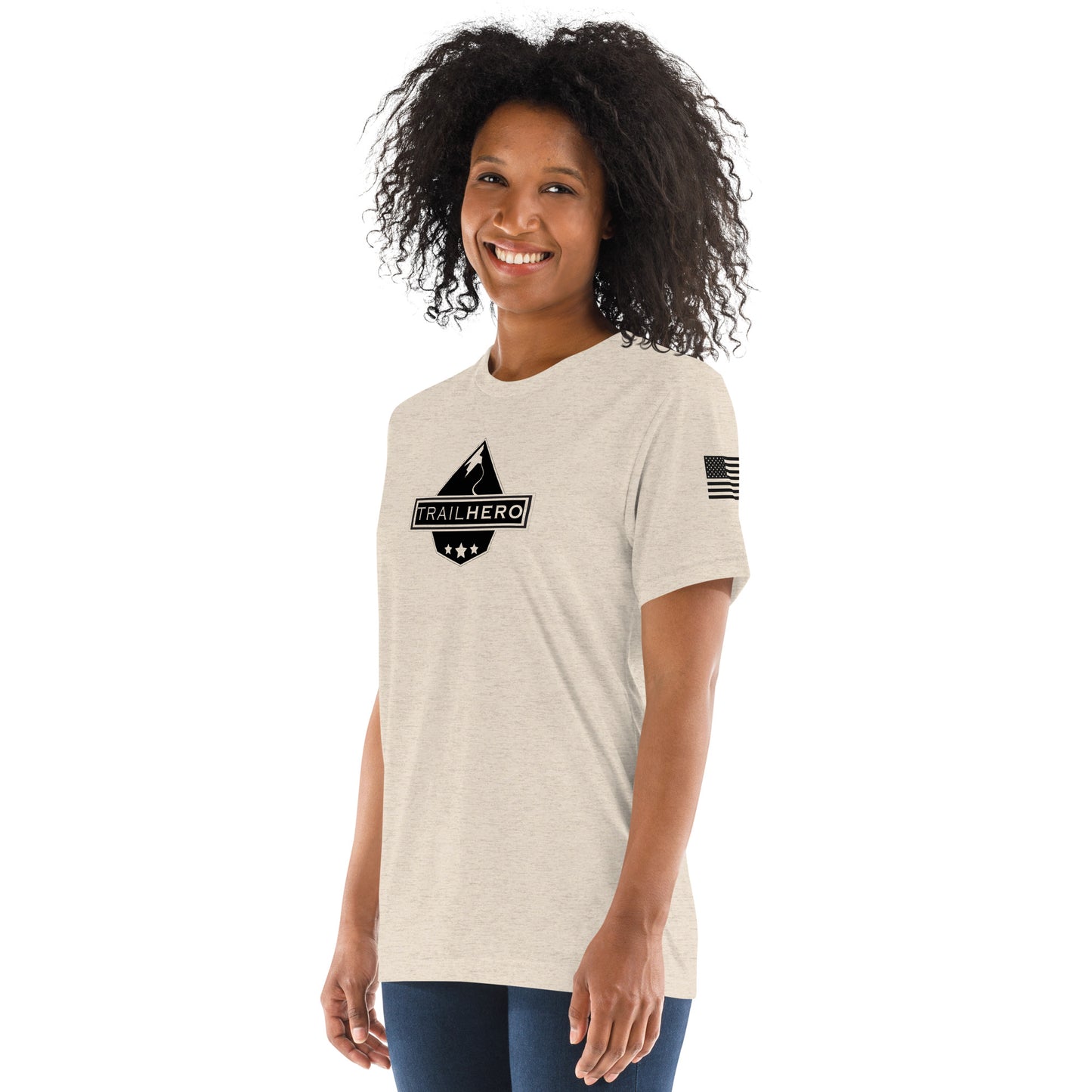 Trail Hero - Womens - Bella Canvas - Pre-Shrunk Tri-Blend - Short Sleeve T-shirt