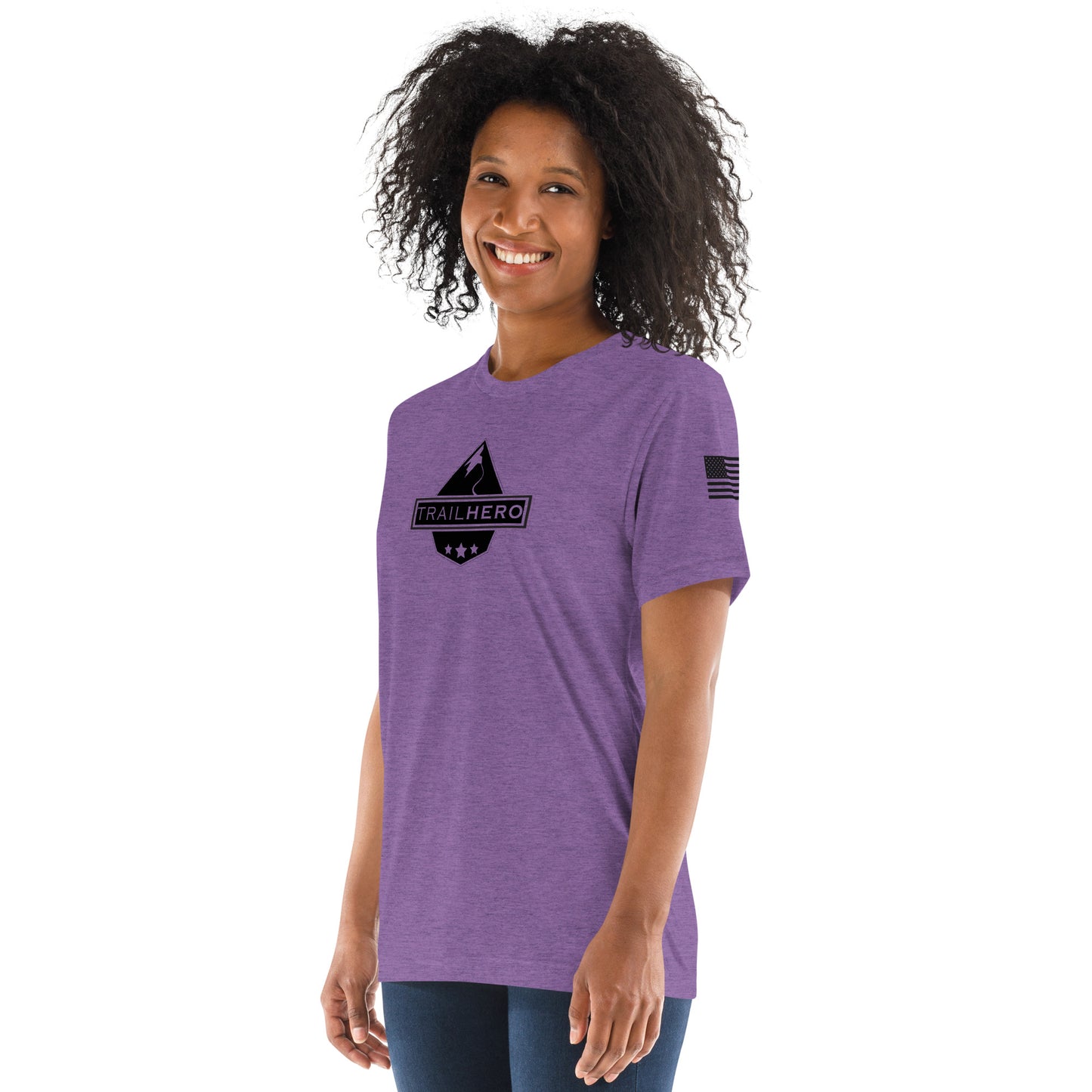 Trail Hero - Womens - Bella Canvas - Pre-Shrunk Tri-Blend - Short Sleeve T-shirt