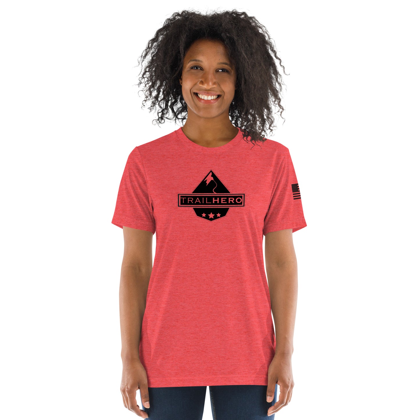 Trail Hero - Womens - Bella Canvas - Pre-Shrunk Tri-Blend - Short Sleeve T-shirt