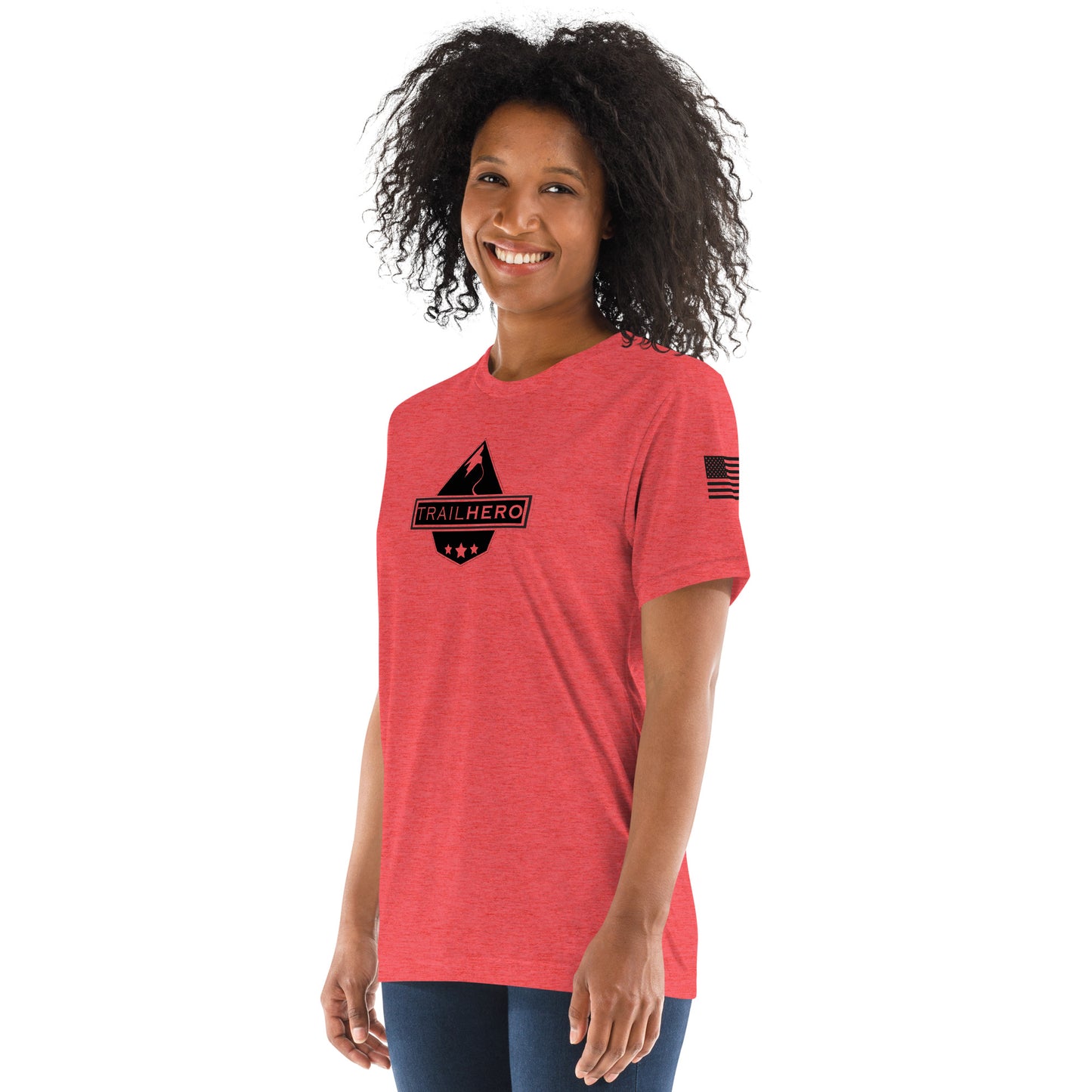 Trail Hero - Womens - Bella Canvas - Pre-Shrunk Tri-Blend - Short Sleeve T-shirt