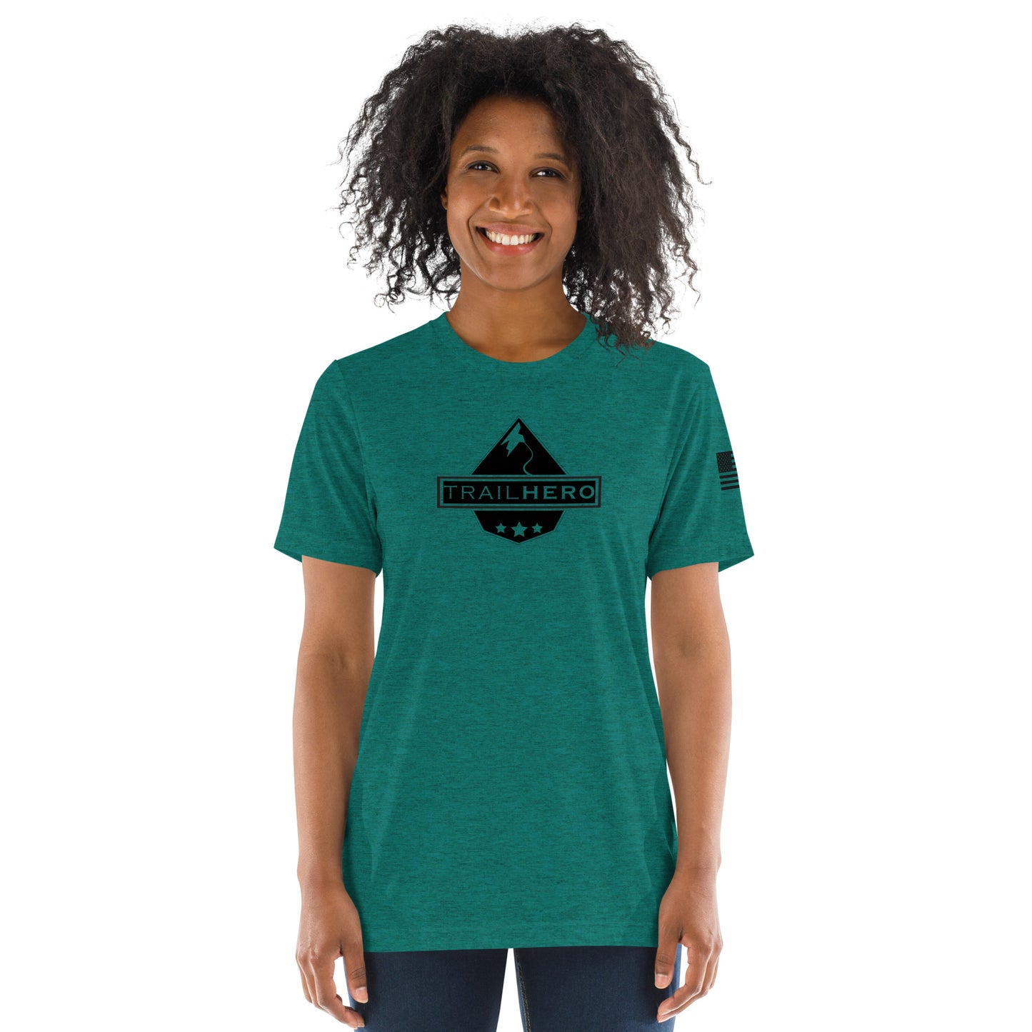 Trail Hero - Womens - Bella Canvas - Pre-Shrunk Tri-Blend - Short Sleeve T-shirt