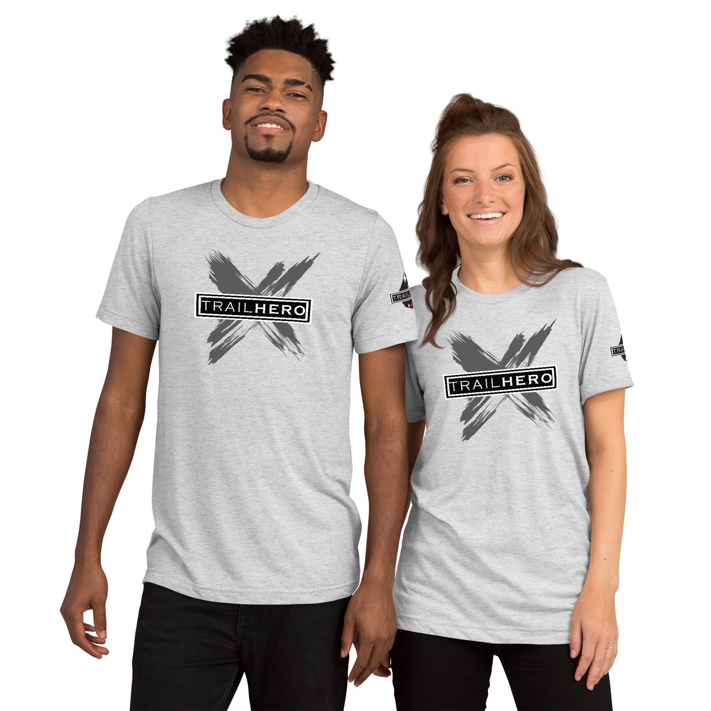 Trail Hero X - Black Logo - Short Sleeve T-Shirt 2