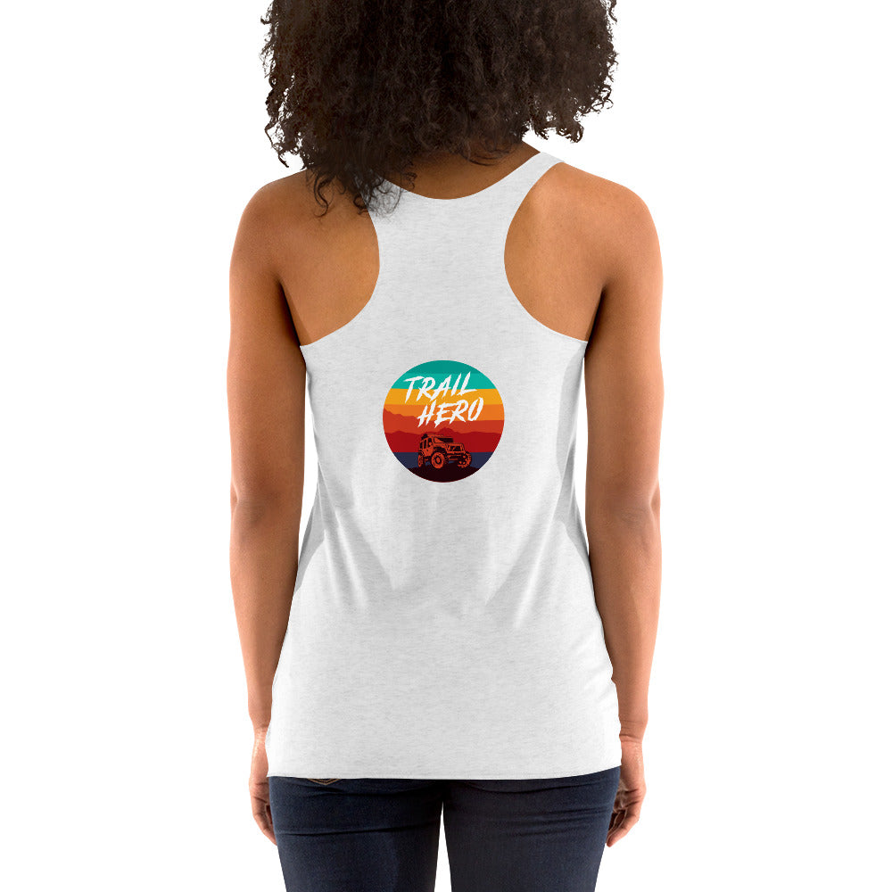 Trail Hero - Womens - Next Level Tri-Blend - Racerback Tank - 11 Colors