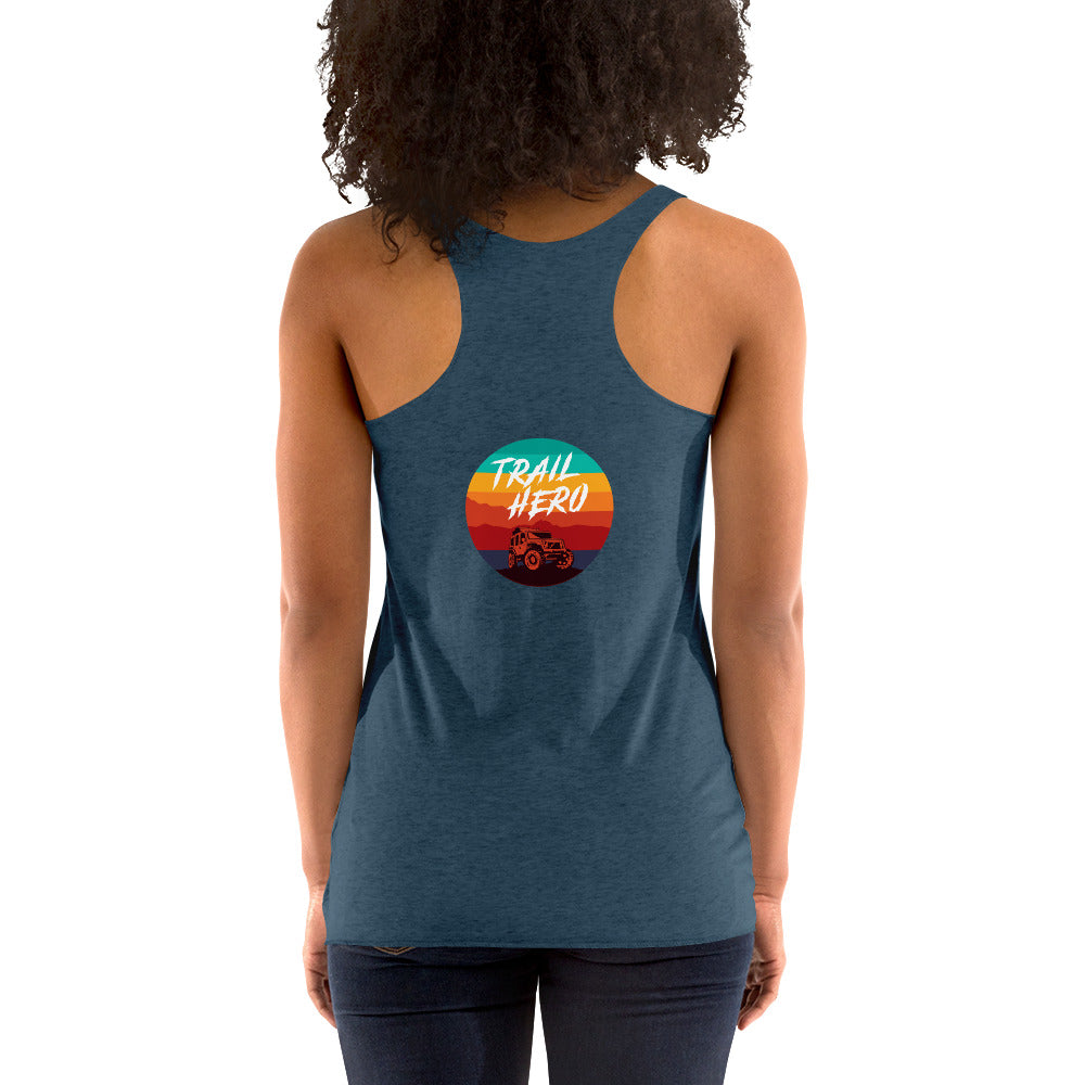 Trail Hero - Womens - Next Level Tri-Blend - Racerback Tank - 11 Colors